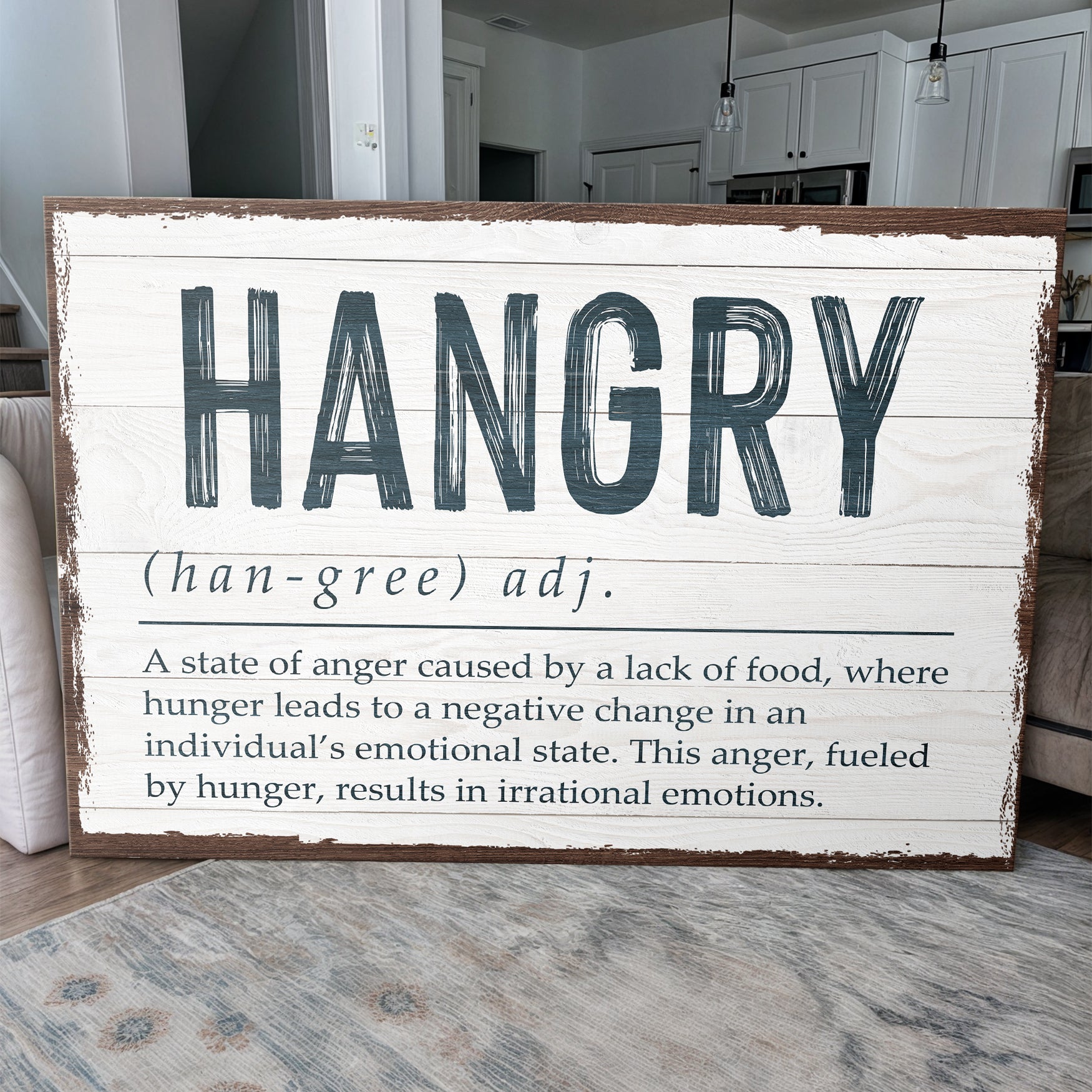 Hangry Kitchen Sign II on sale at MyriadMart