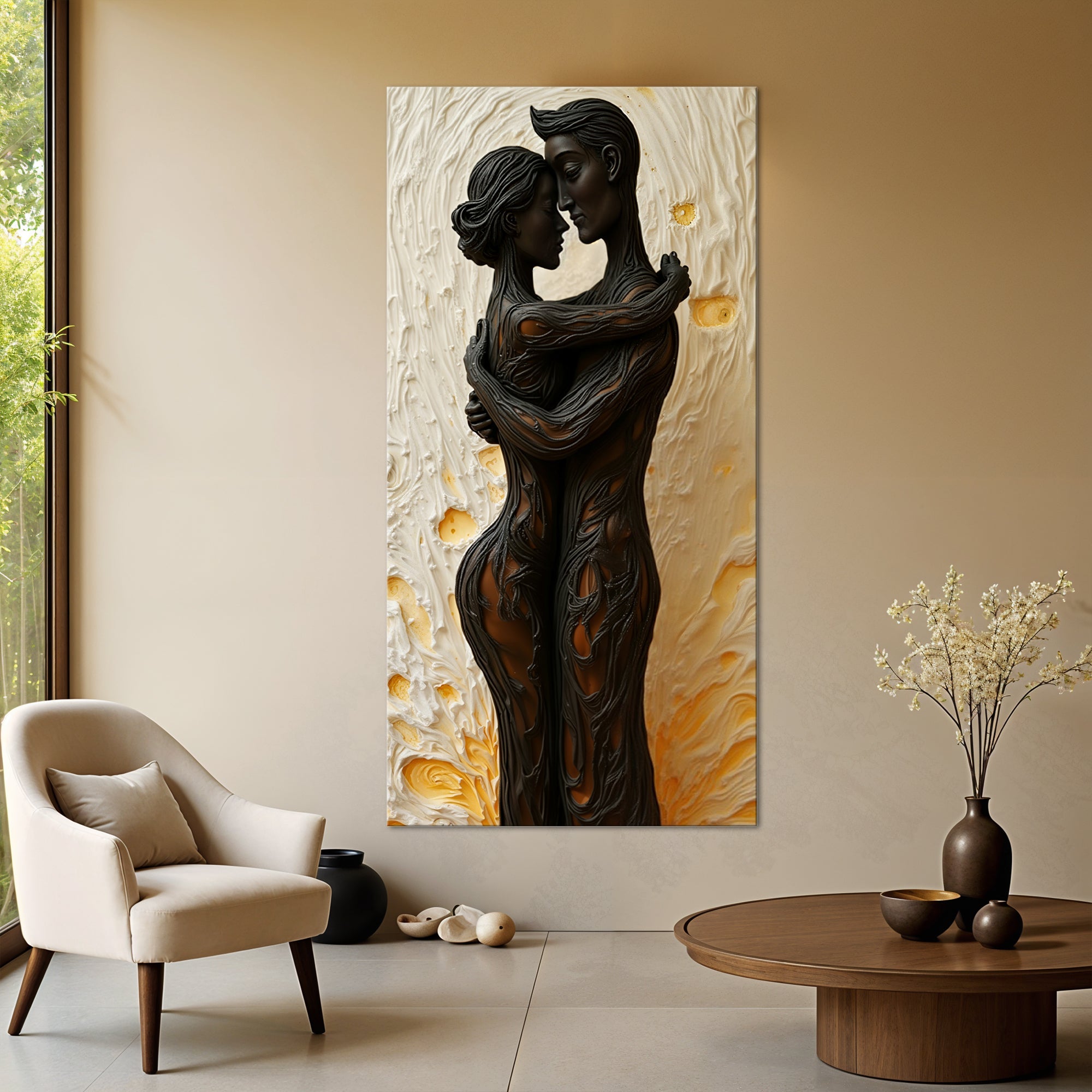 Eternal Love Figure Abstract Wall Art VII on sale at MyriadMart