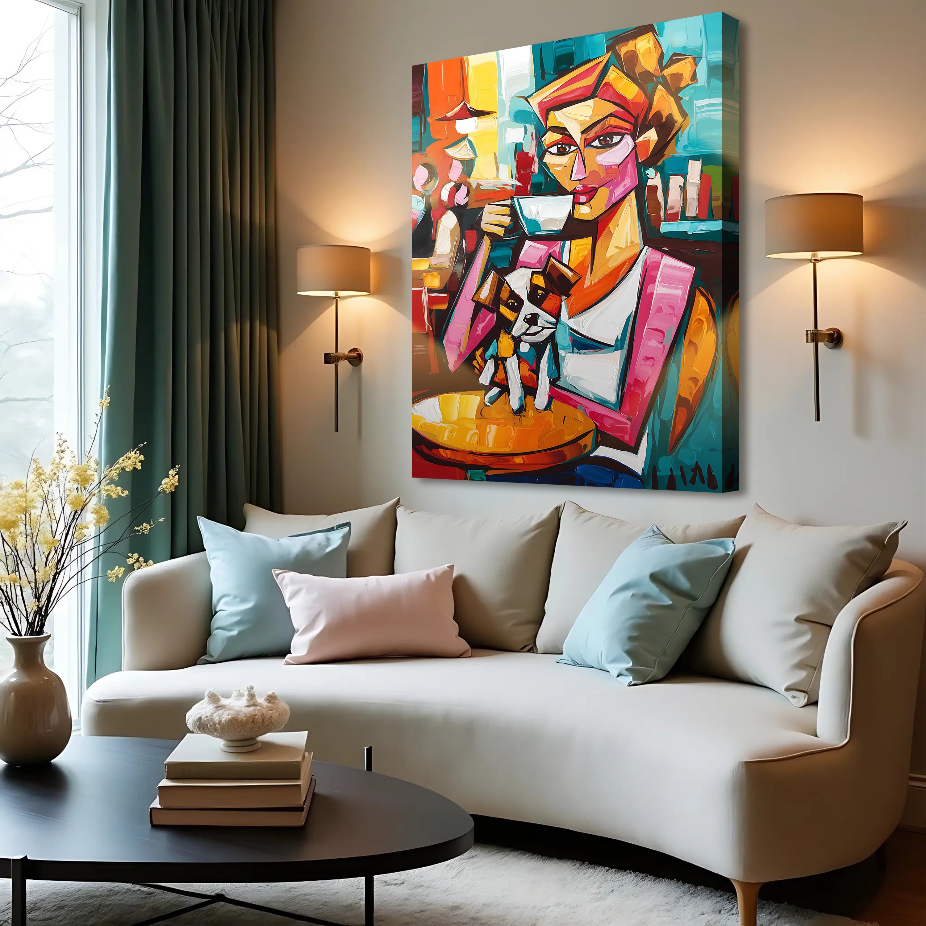 Neon Sips and Sparks Electric Wall Art on sale at MyriadMart