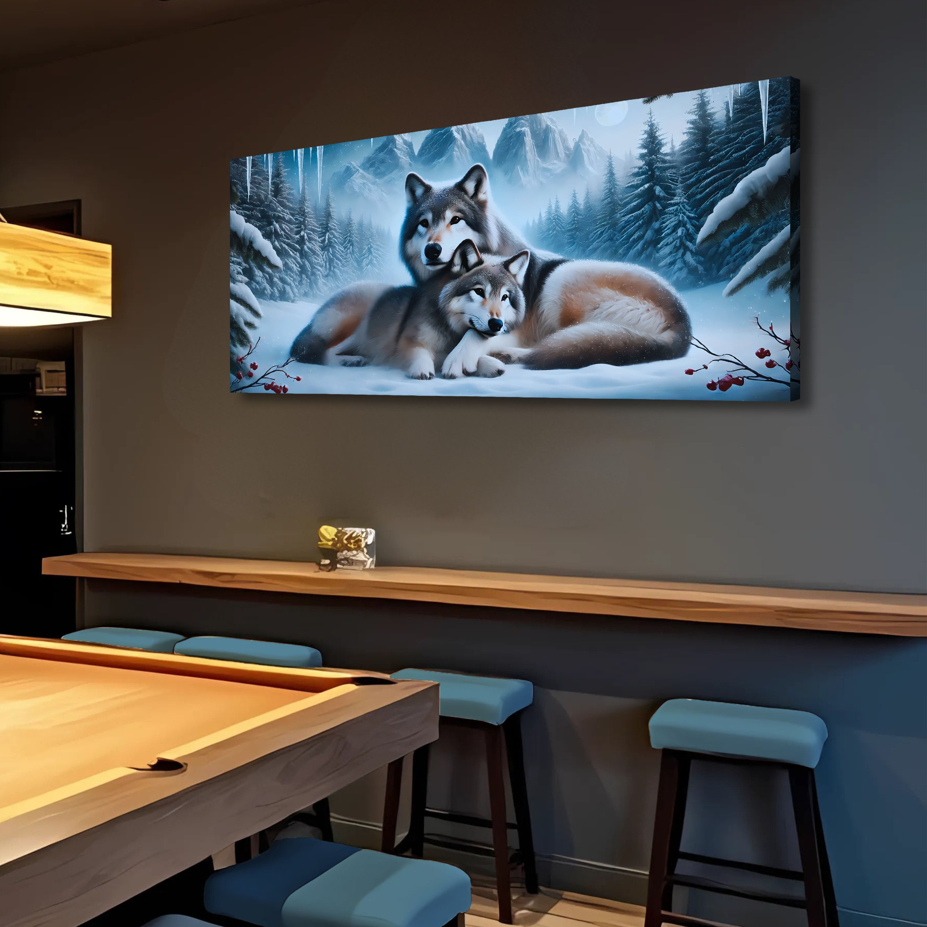 3D Wolves Wall Art III on sale at MyriadMart