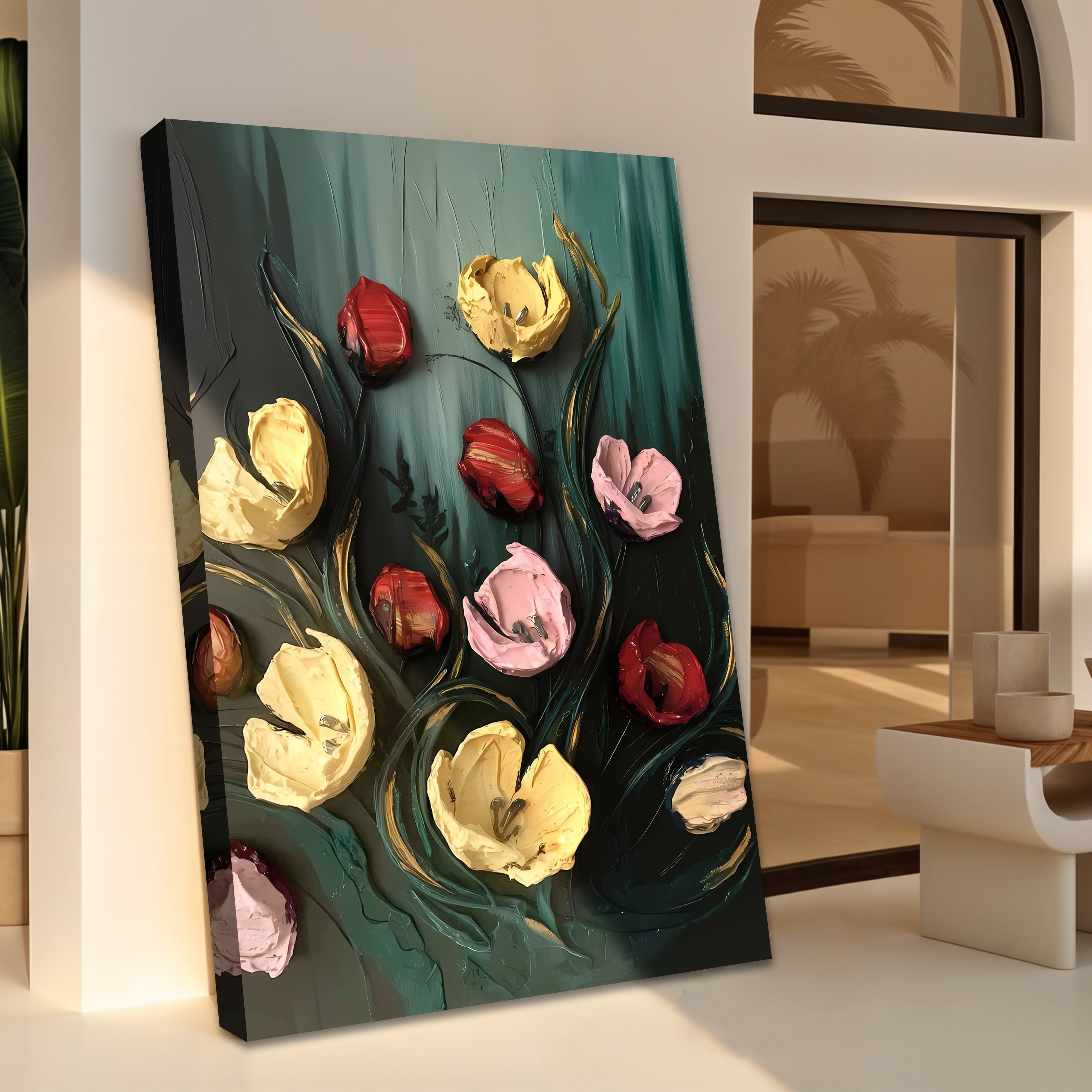 Meadow's Embrace Impasto Wall Art on sale at MyriadMart