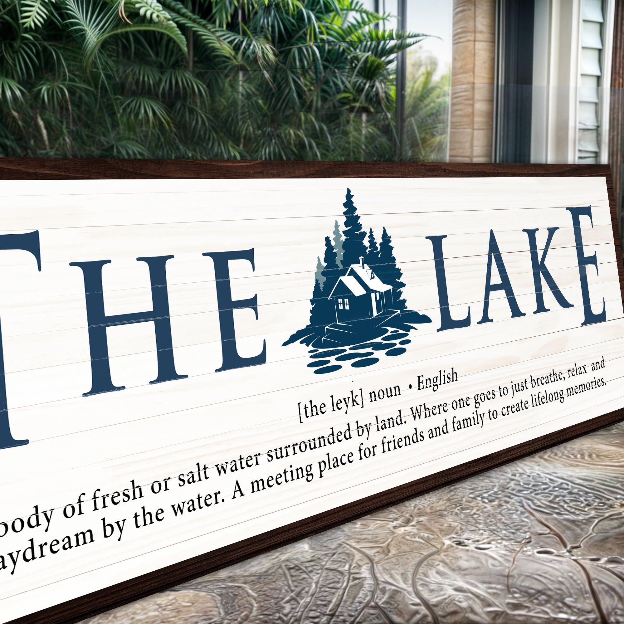 The Definition of Lake Sign II on sale at MyriadMart