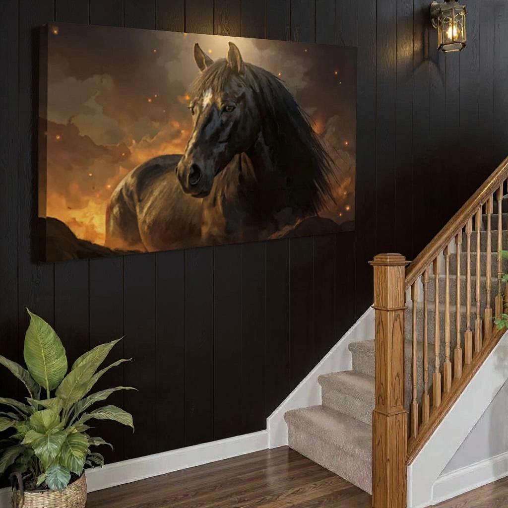 Horse Watercolor Wall Art on sale at MyriadMart