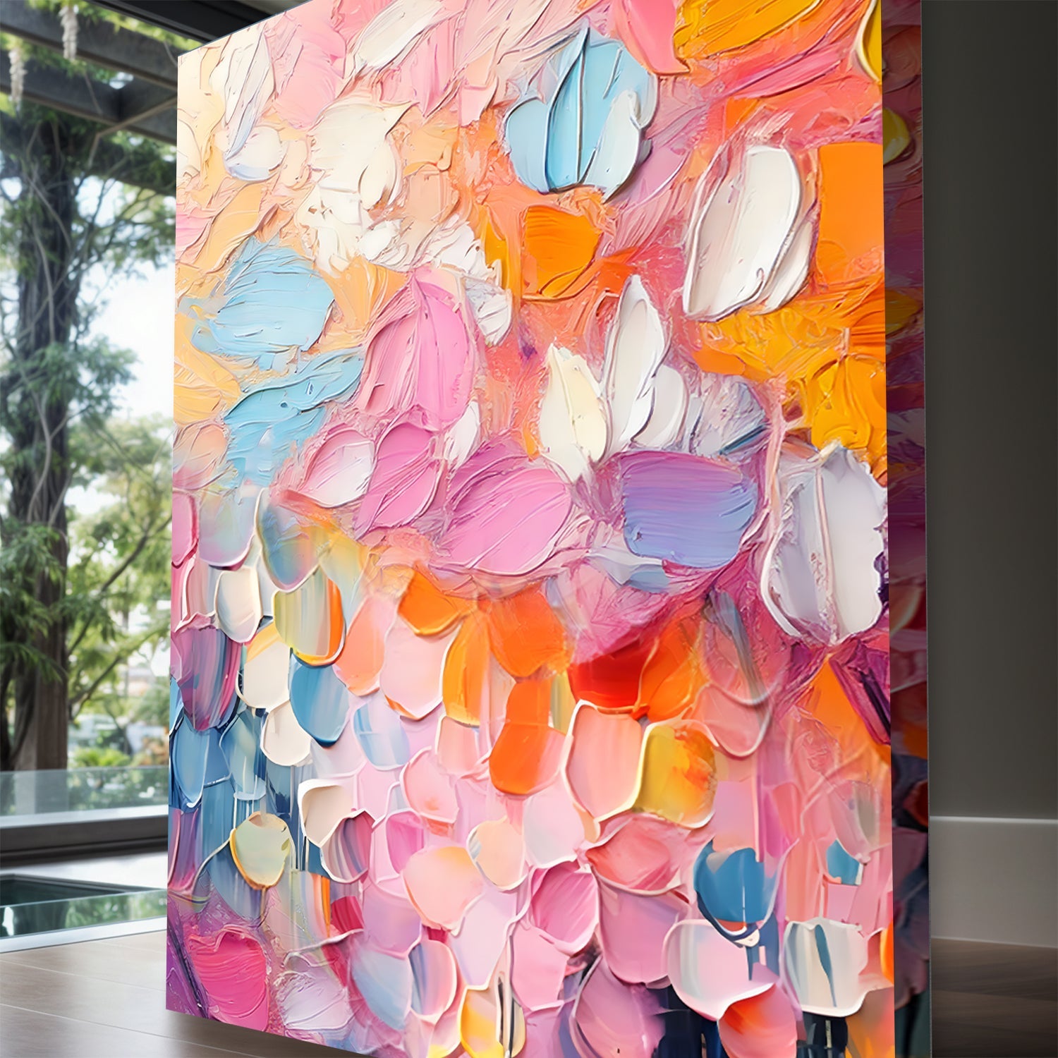 Blooming Rhapsody Abstract Wall Art on sale at MyriadMart