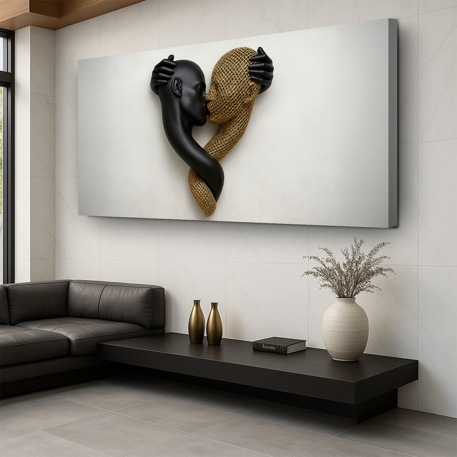 Eternal Love Figure Abstract Wall Art IV on sale at MyriadMart