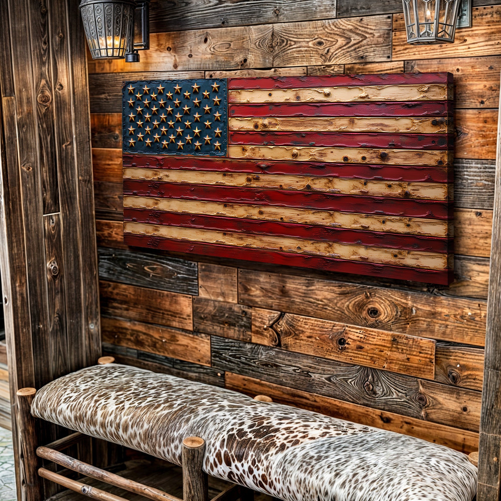 Old Glory American Flag Wall Art on sale at MyriadMart