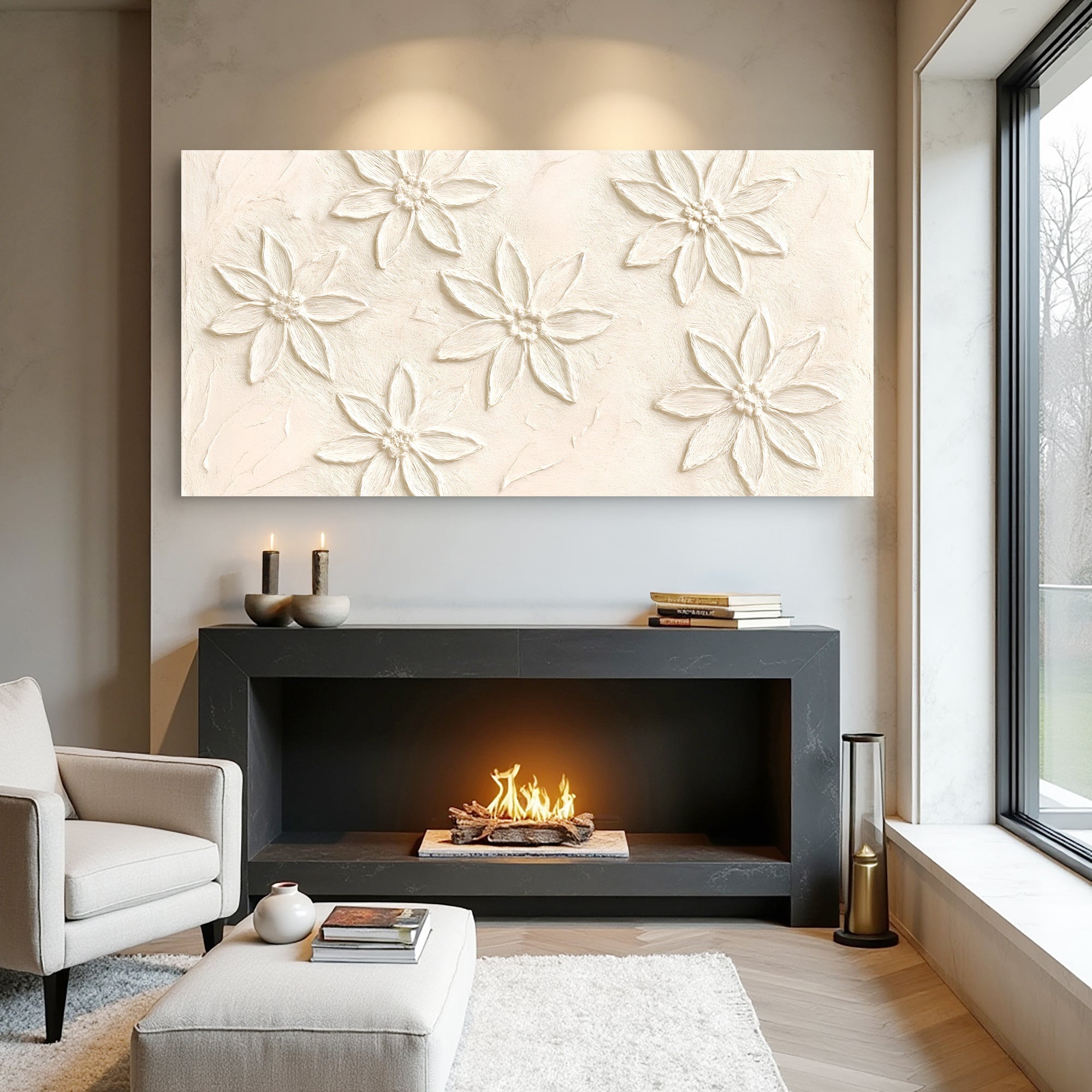 Floral Abstract Wall Art VIII on sale at MyriadMart