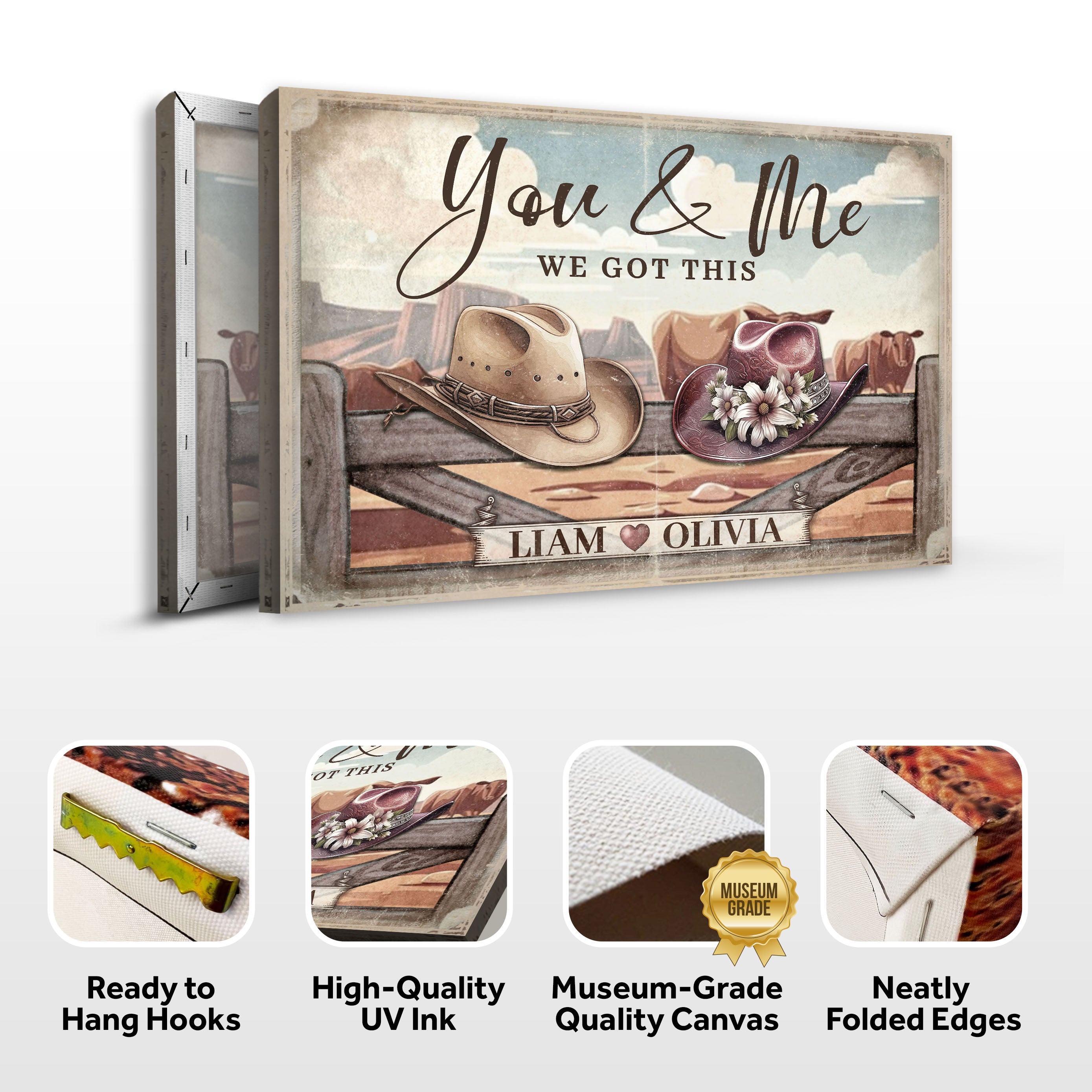 Cowboy Themed We Got This Couple Sign on sale at MyriadMart