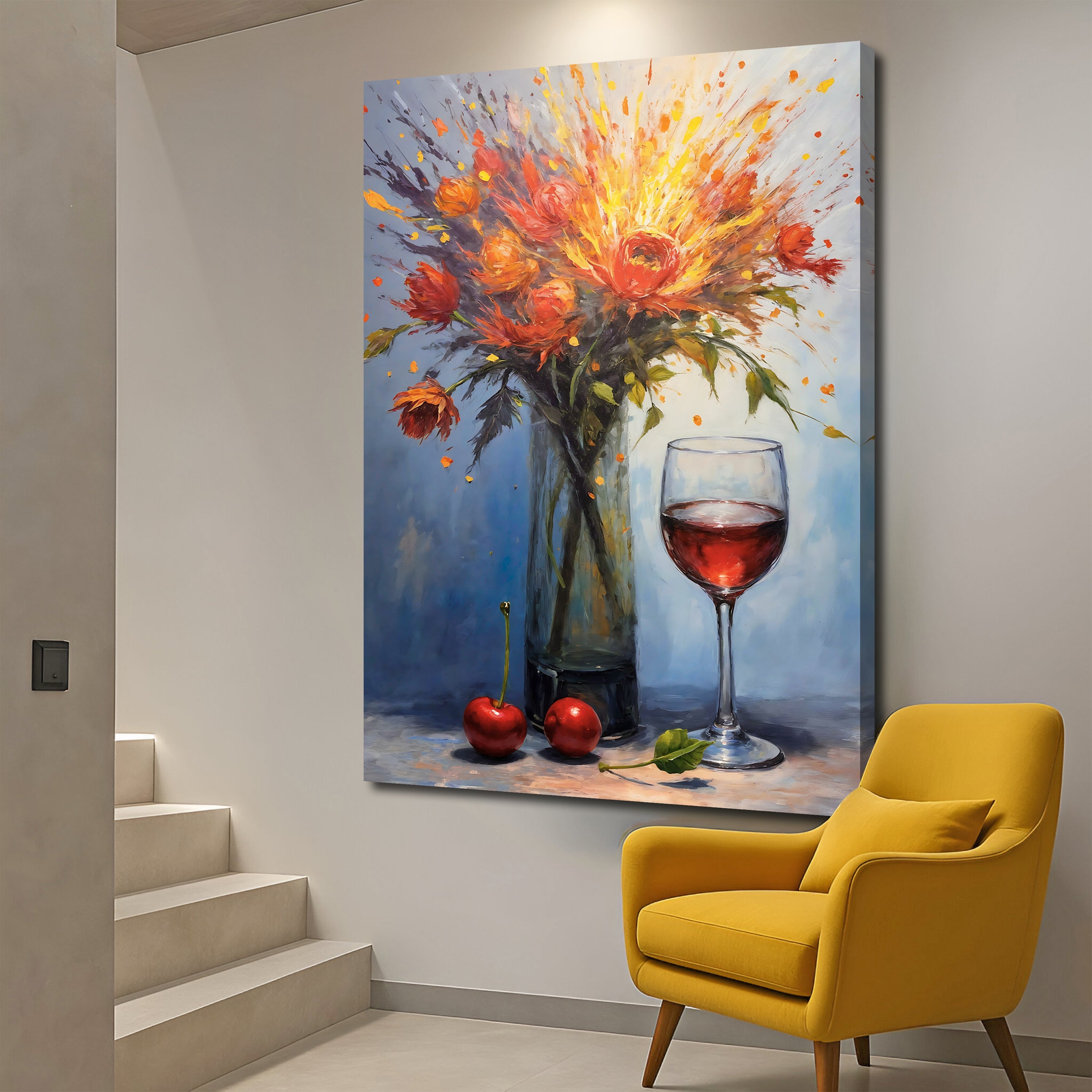 Dynamic Still Life Abstract Wall Art on sale at MyriadMart