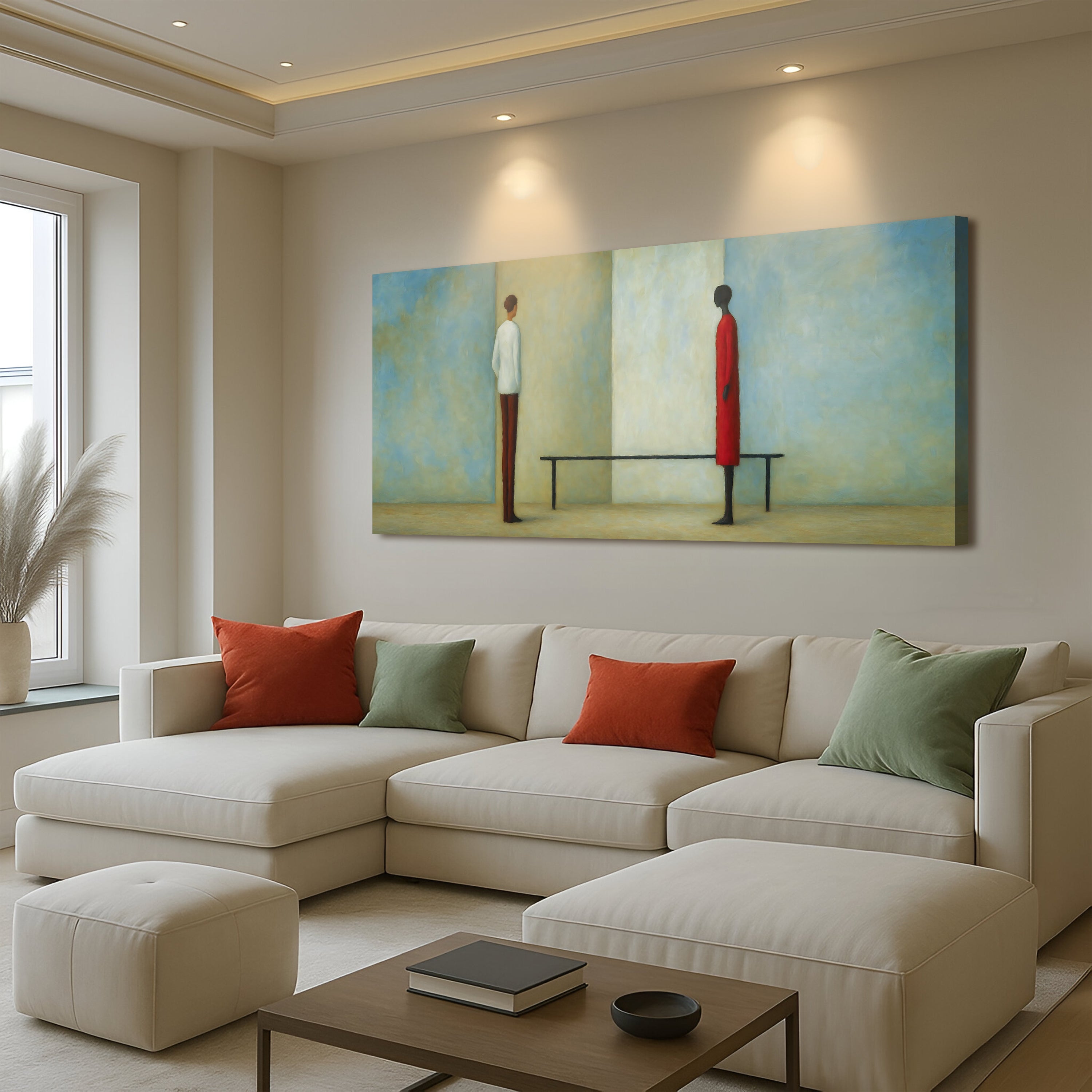 Confrontation Abstract Wall Art on sale at MyriadMart