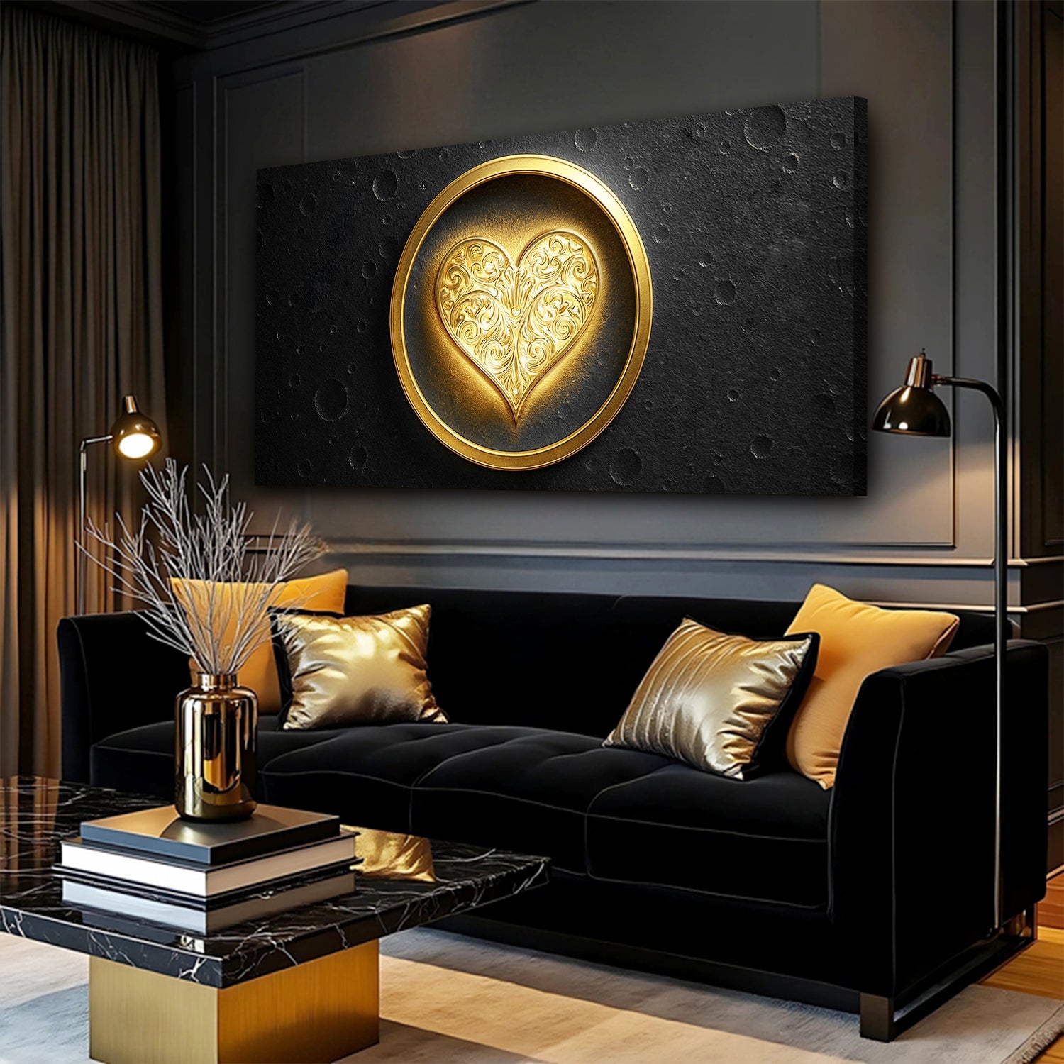 Heart Eclipse Wall Art on sale at MyriadMart