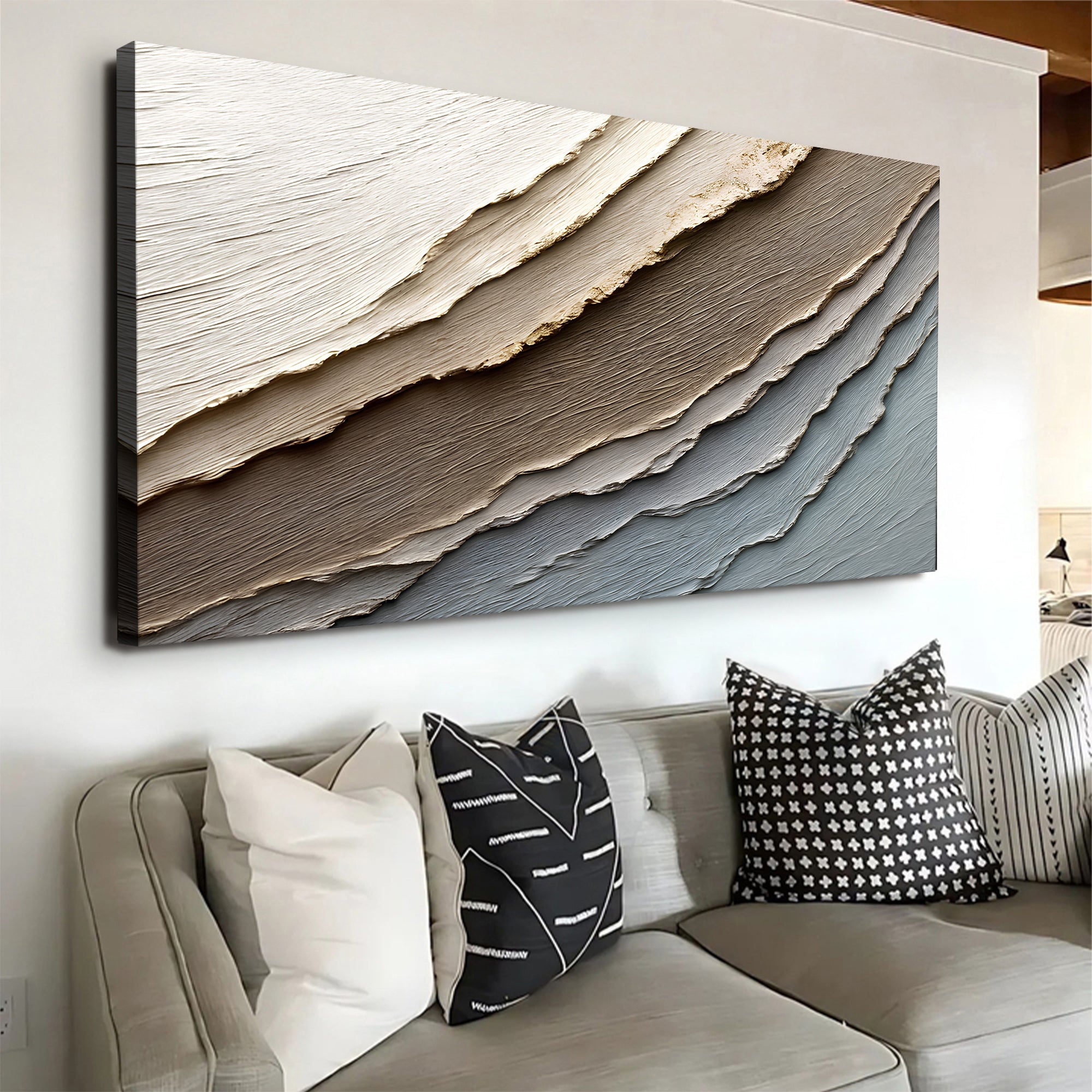 Abstract Earth Tones Wall Art on sale at MyriadMart