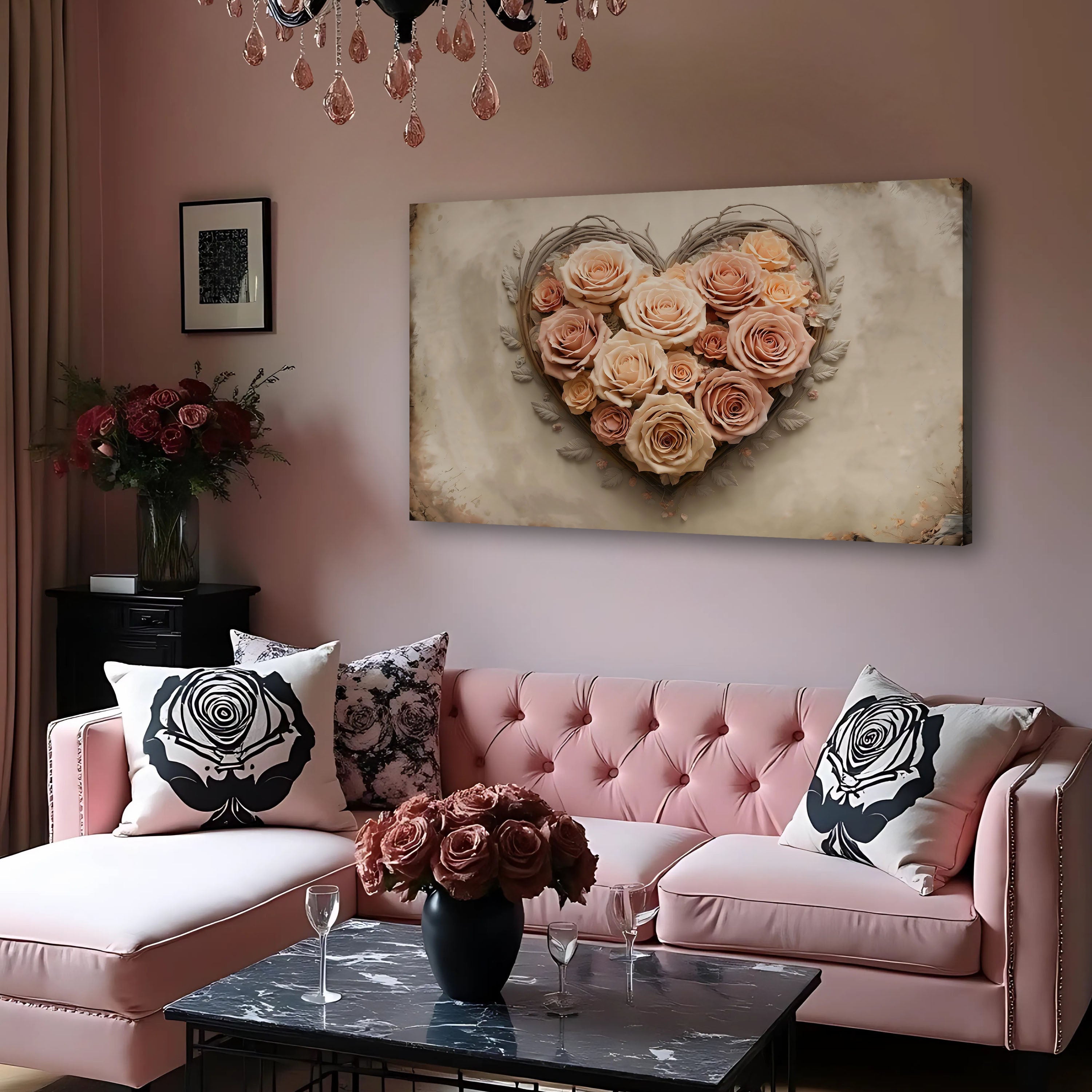 3D Floral Heart Wall Art III on sale at MyriadMart