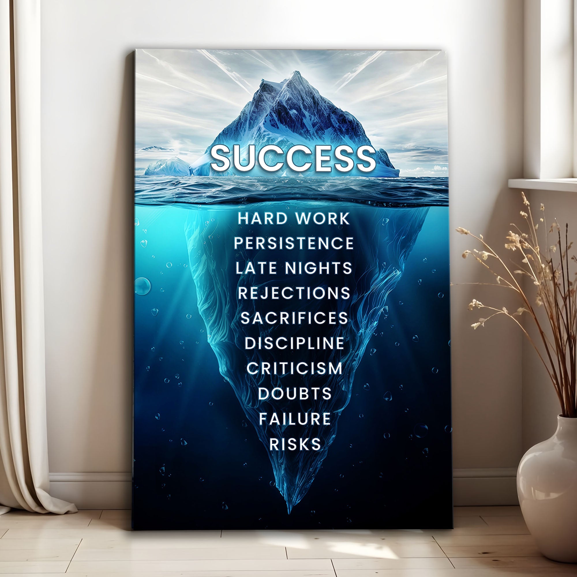Success Motivational Wall Sign on sale at MyriadMart