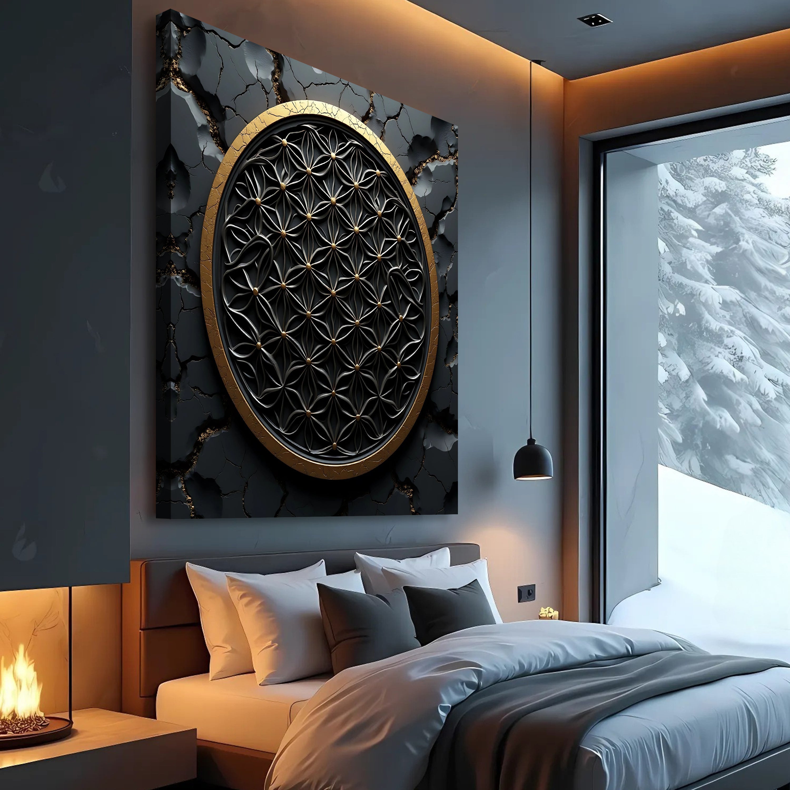 Flower Of Life Wall Art III on sale at MyriadMart