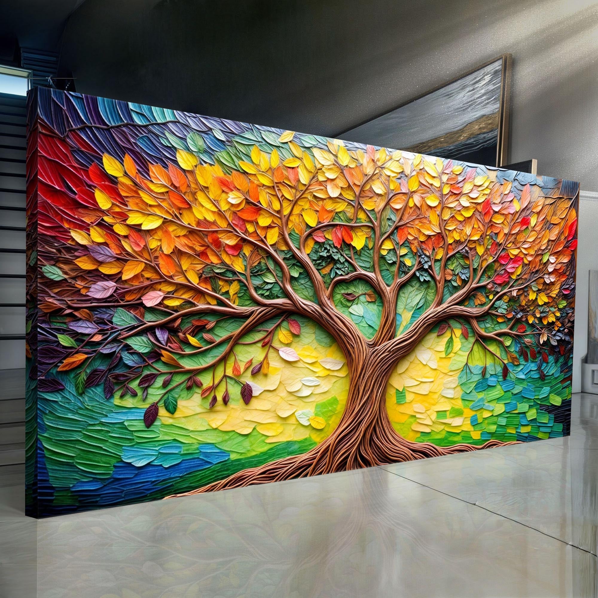 Tree Of Life Impasto Wall Art on sale at MyriadMart