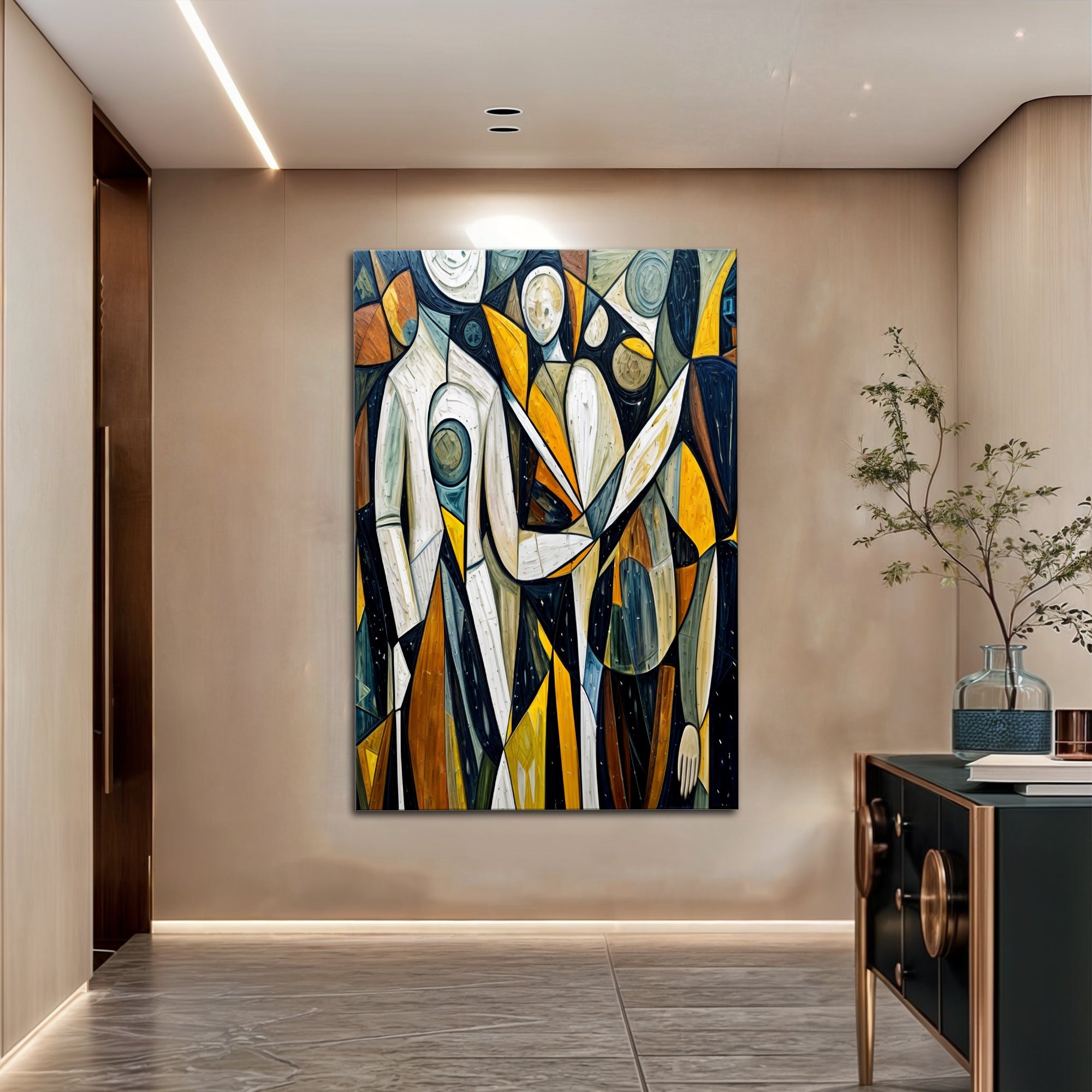 Abstract Human Connection Wall Art on sale at MyriadMart
