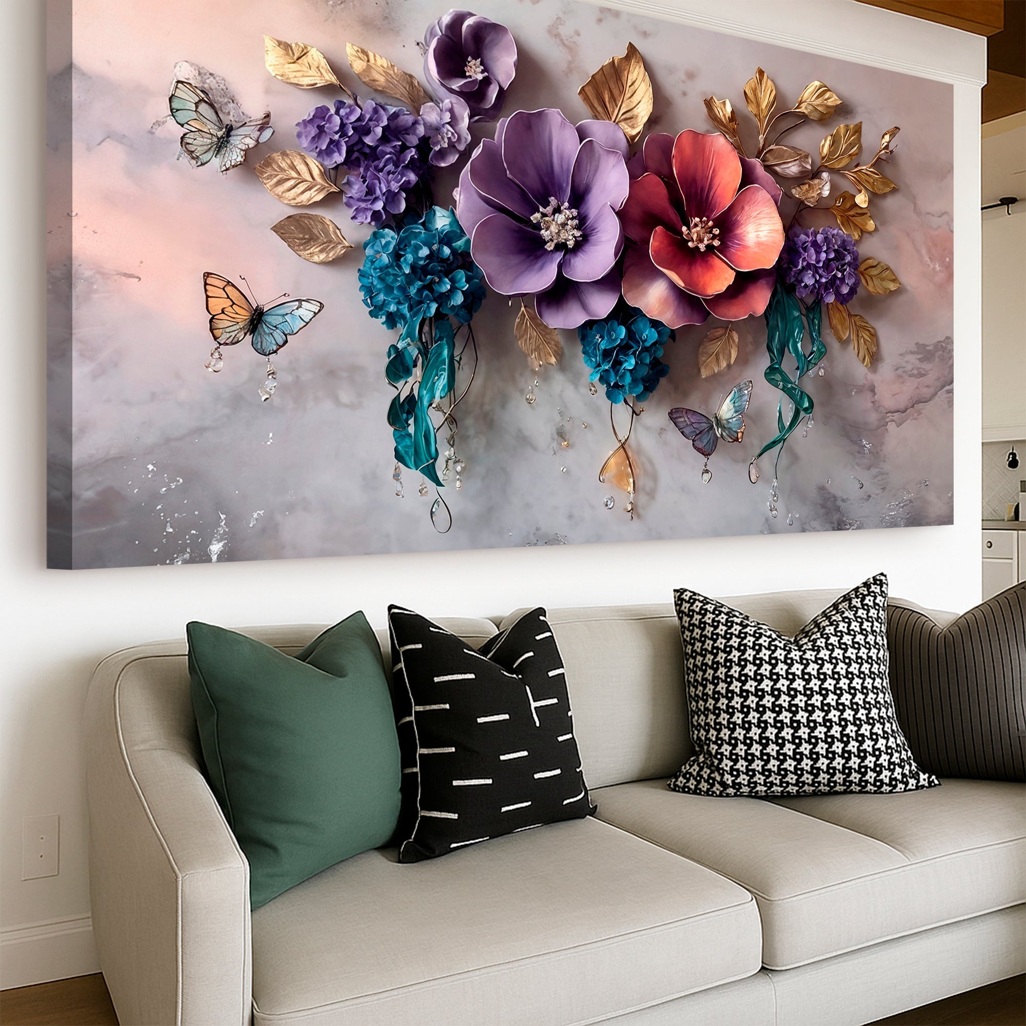 Floral Symphony Wall Art on sale at MyriadMart