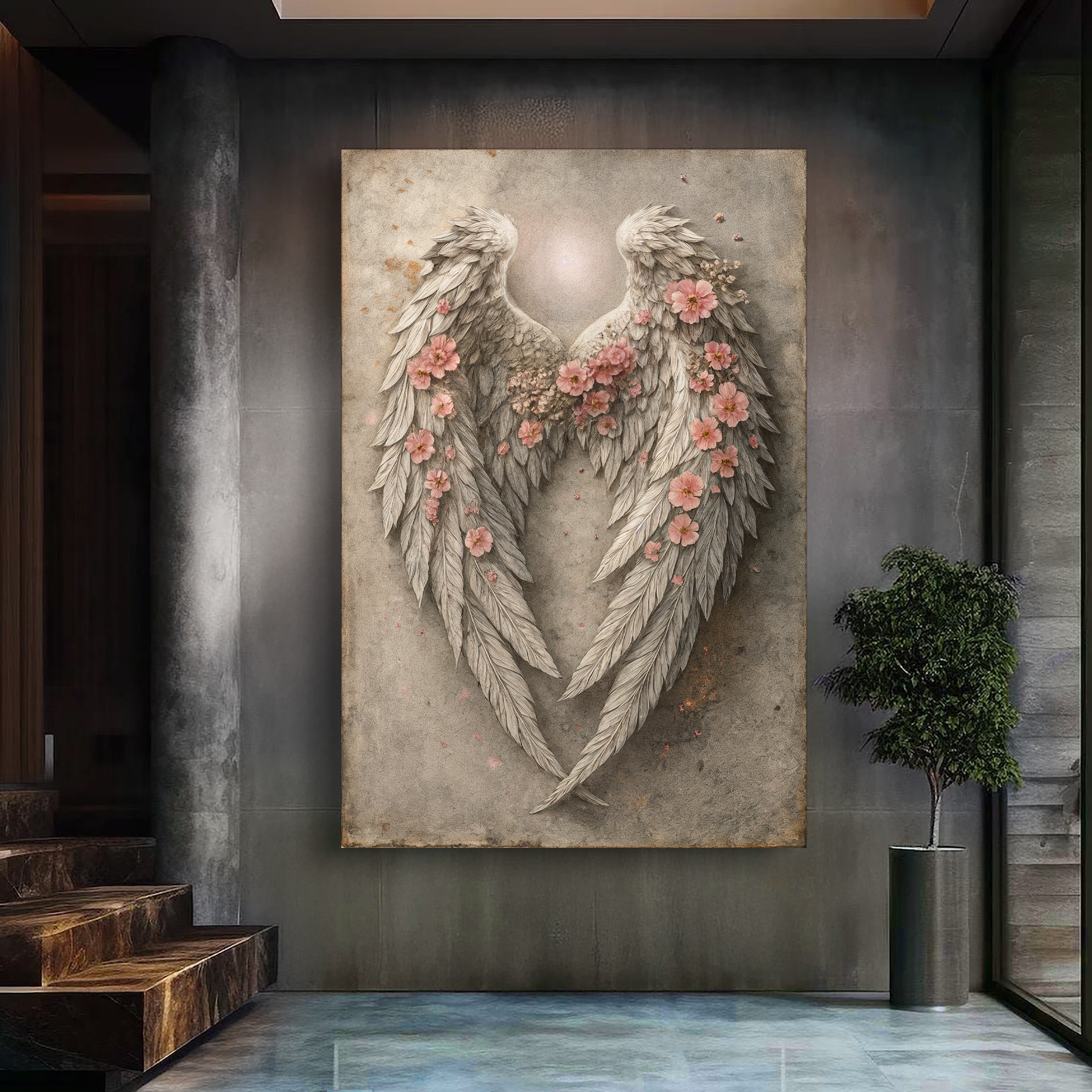 Abstract Blooming Wings Wall Art on sale at MyriadMart