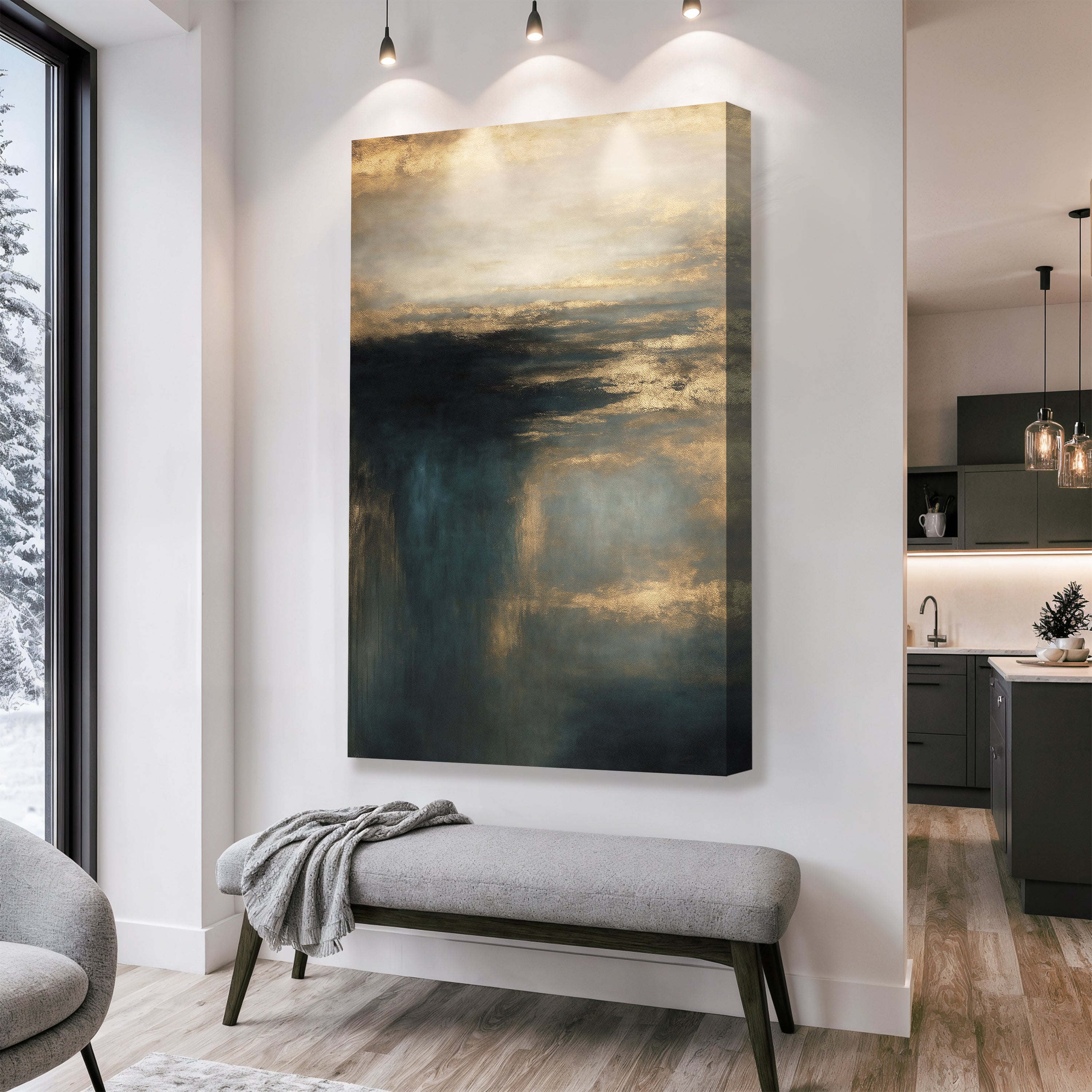 Cloudscape Glimmer Wall Art on sale at MyriadMart