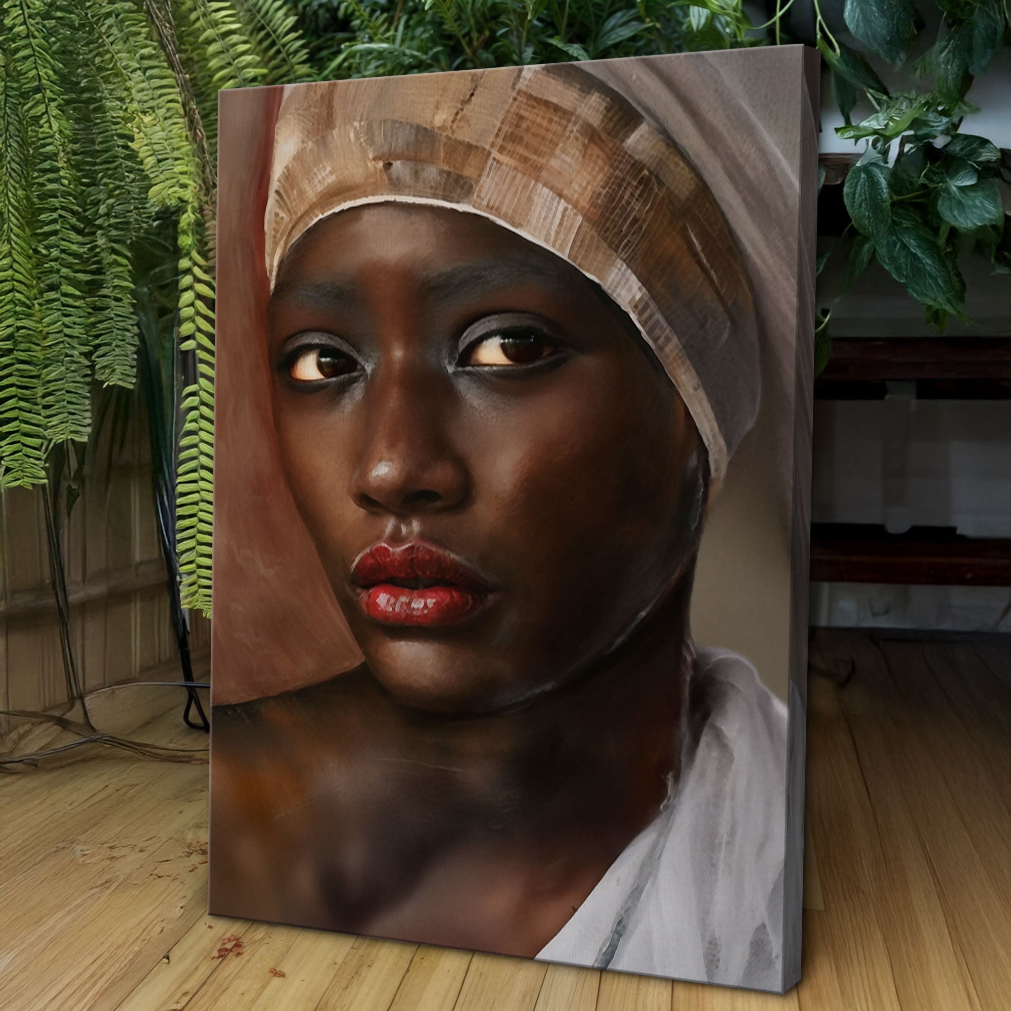 African Woman Painting Wall Art on sale at MyriadMart