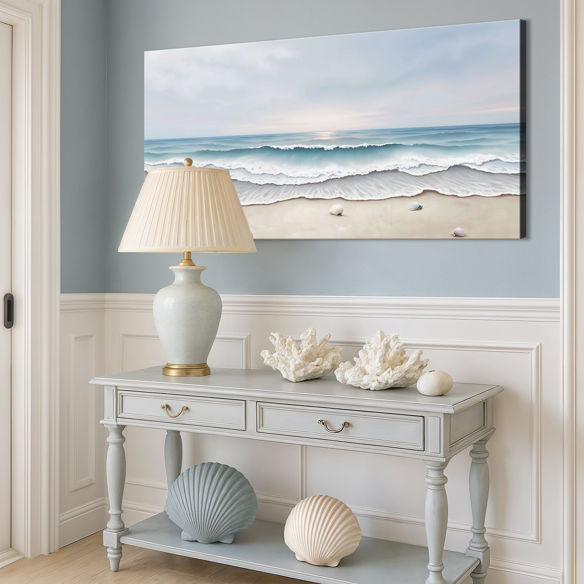 Serene Ocean Wave Coastal Wall Art III on sale at MyriadMart