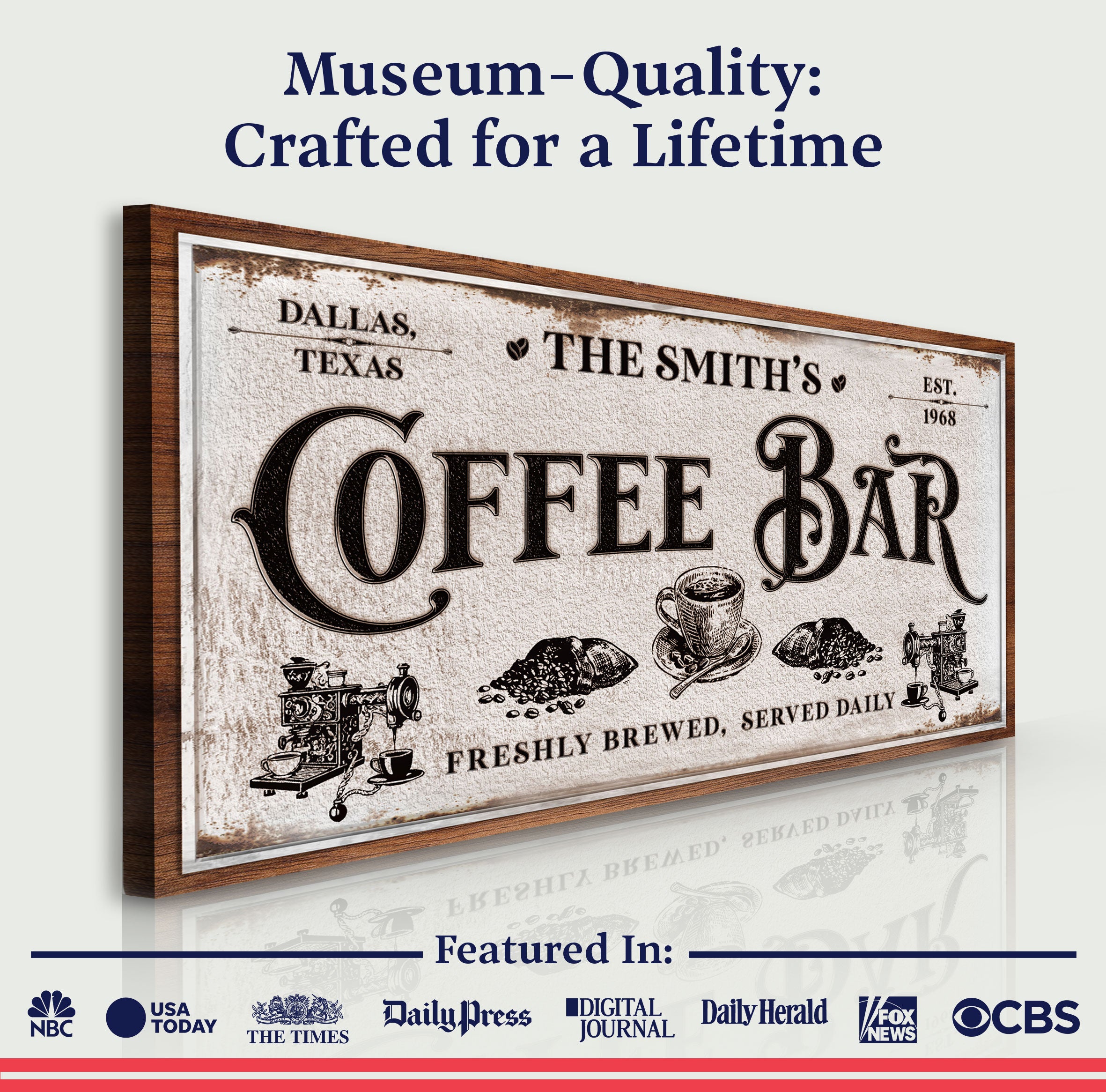 Coffee Bar Sign VIII on sale at MyriadMart