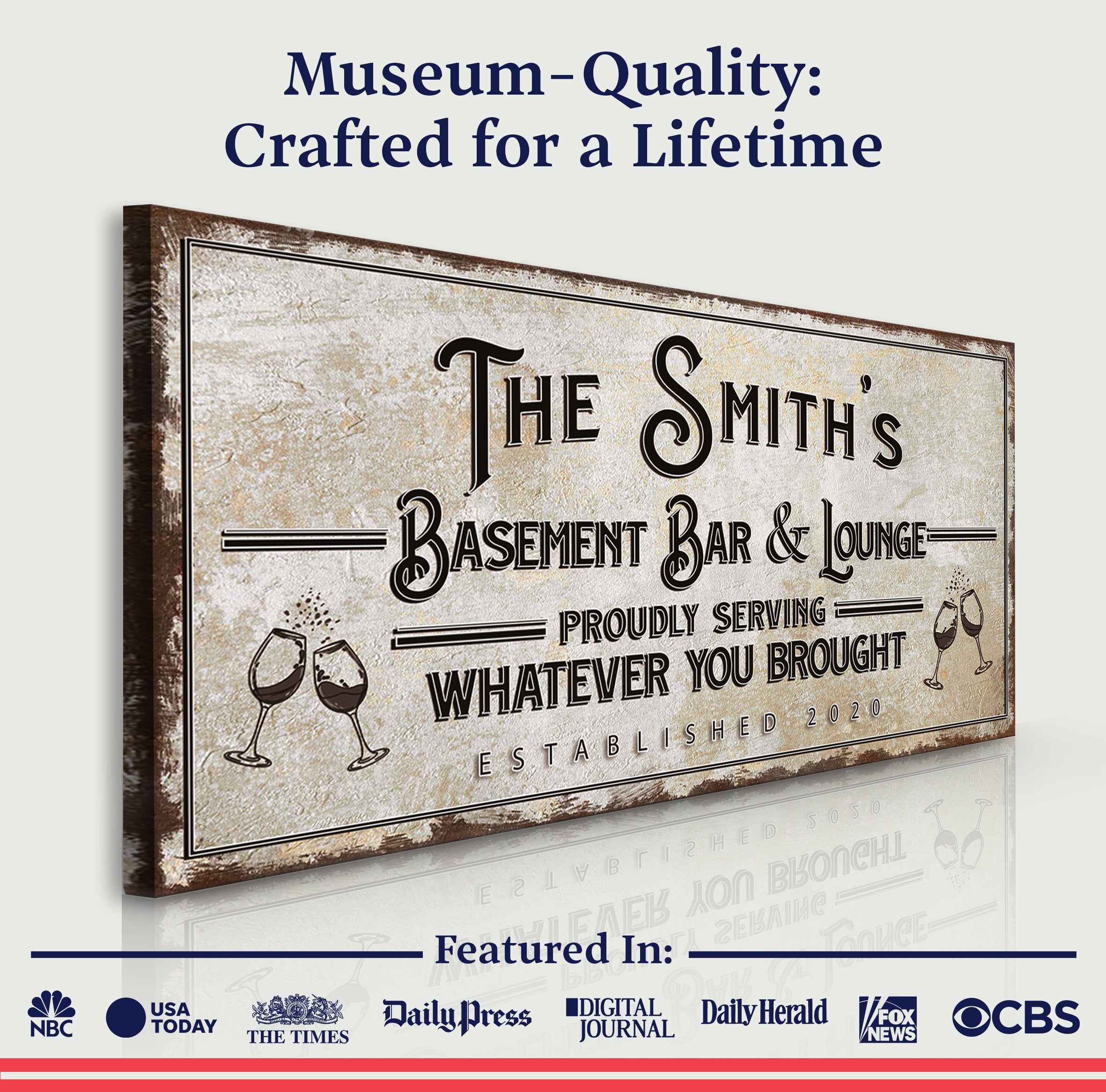 Basement Bar And Lounge Sign X on sale at MyriadMart