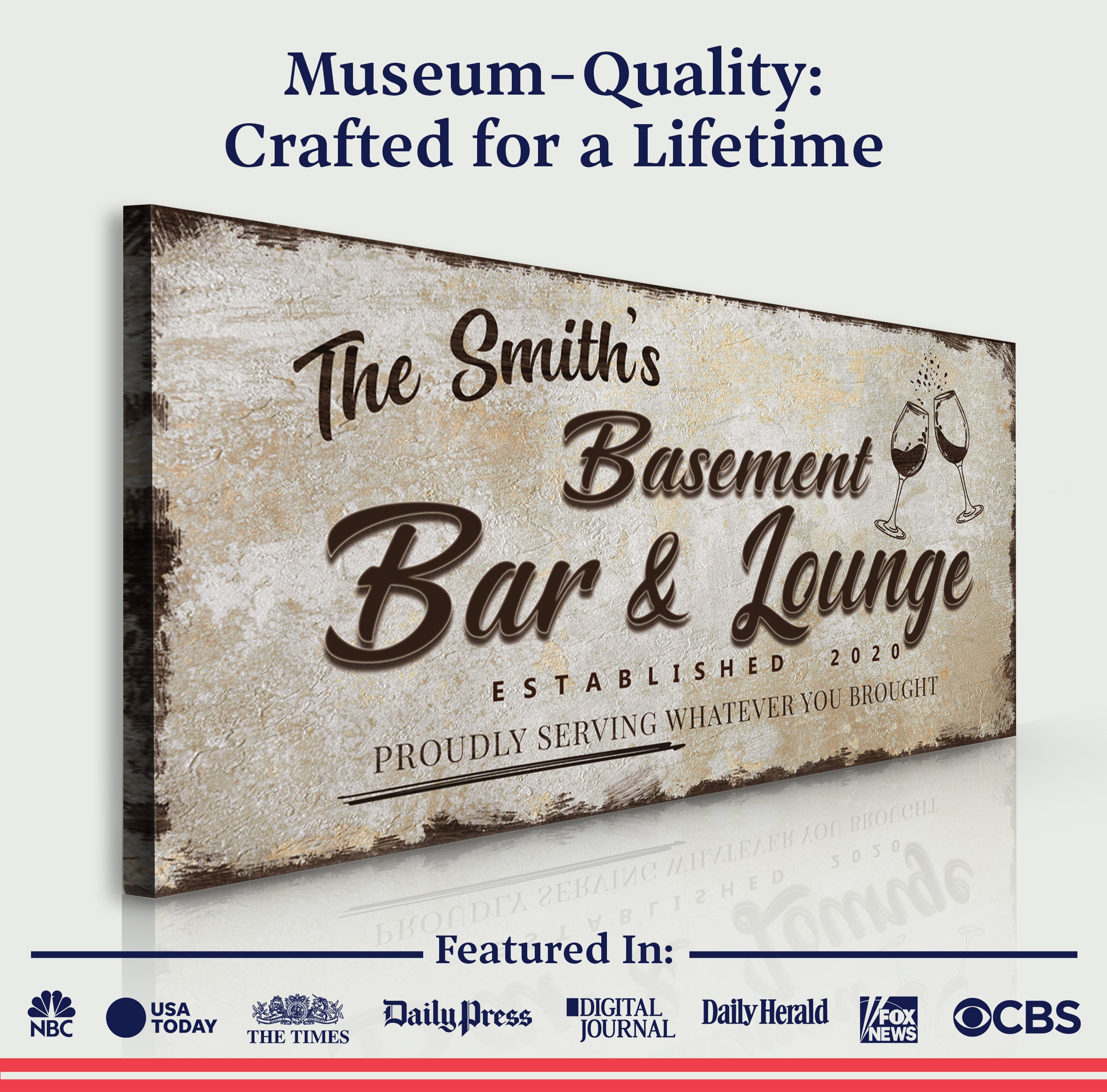 Basement Bar And Lounge Sign II on sale at MyriadMart