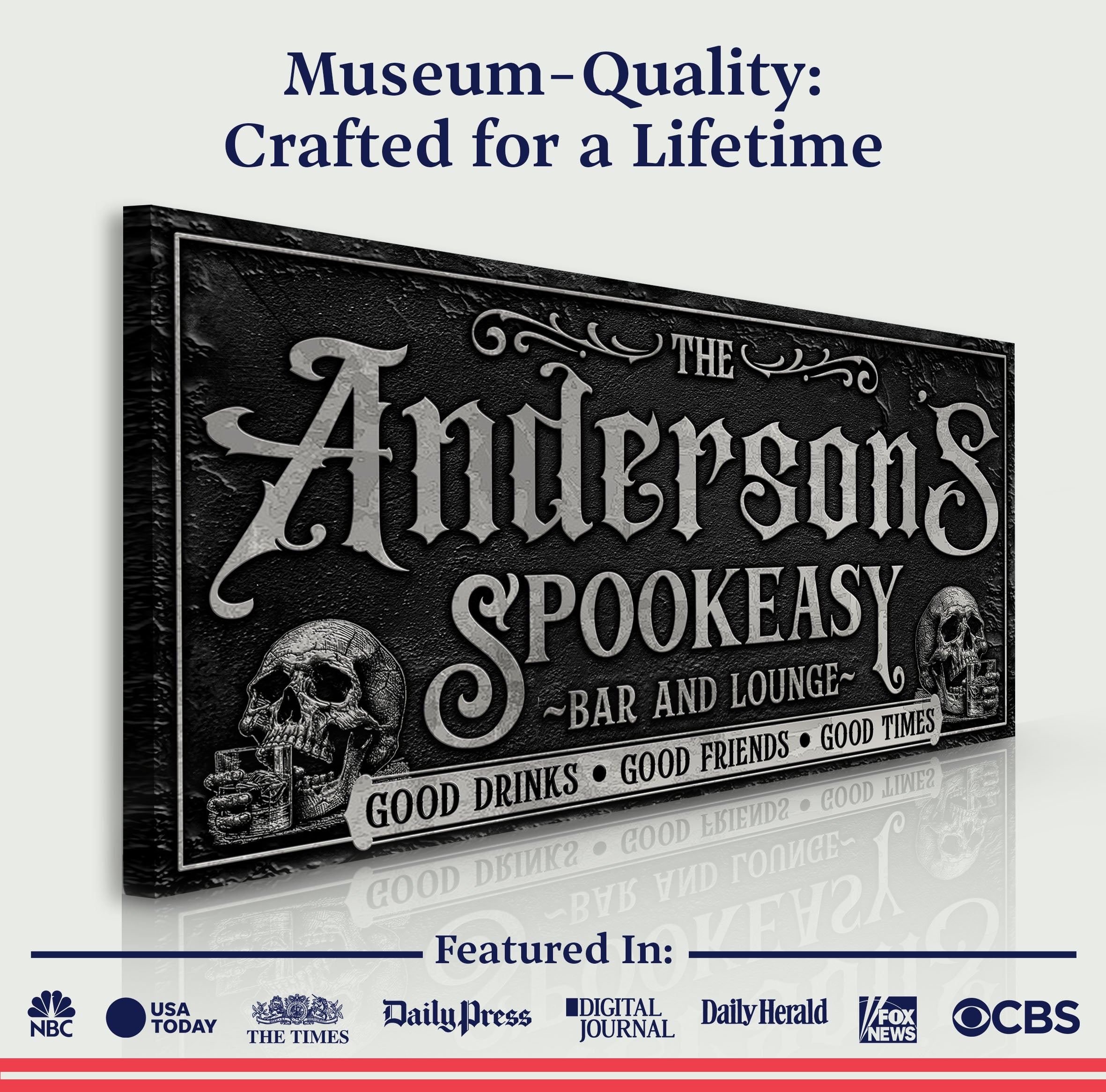 Personalized Spookeasy Bar Sign II on sale at MyriadMart