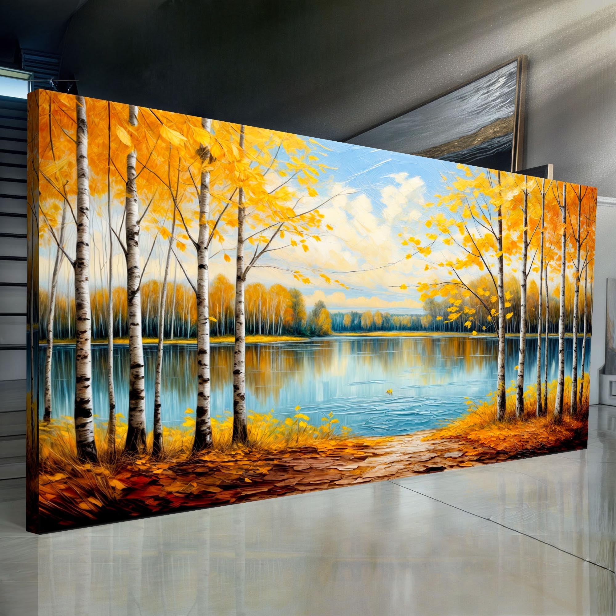 Autumn Whispers Impasto Wall Art on sale at MyriadMart