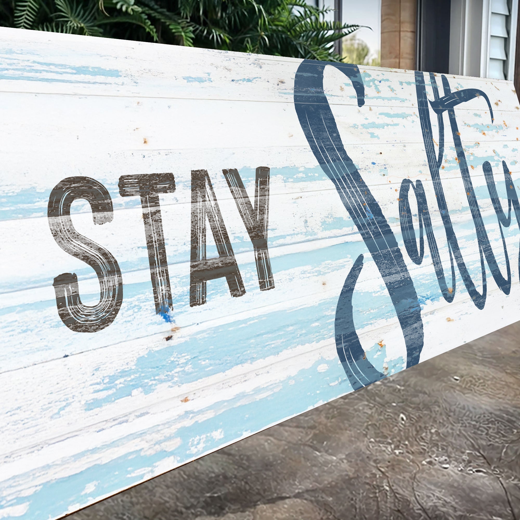 Stay Salty Coastal Sign IX on sale at MyriadMart