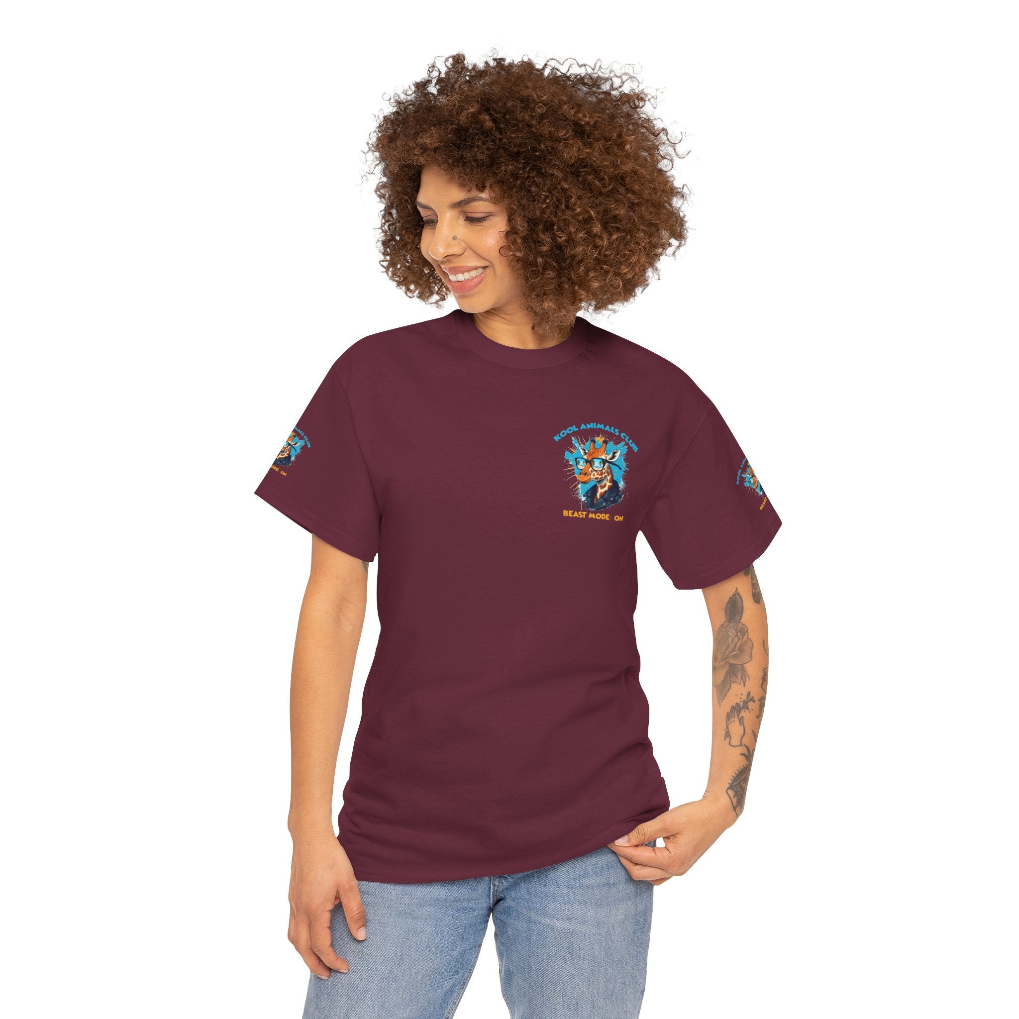 Kool Animals Club Tee, Unisex Graphic T-Shirt, Fun Animal Apparel, Casual Wear, Unique Gift for Animal Lovers on sale at MyriadMart