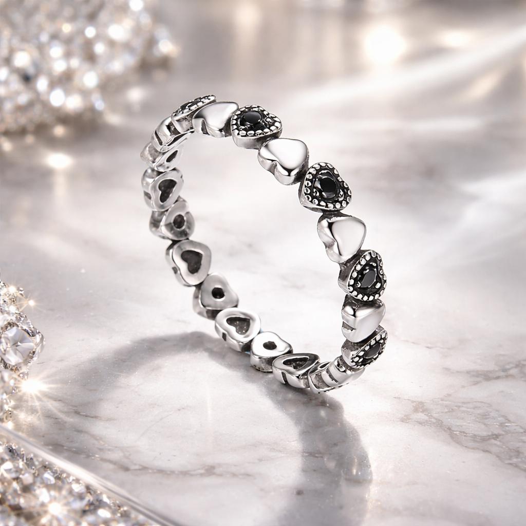 925 Sterling Silver Ring - Stylish Design for Women on sale at MyriadMart