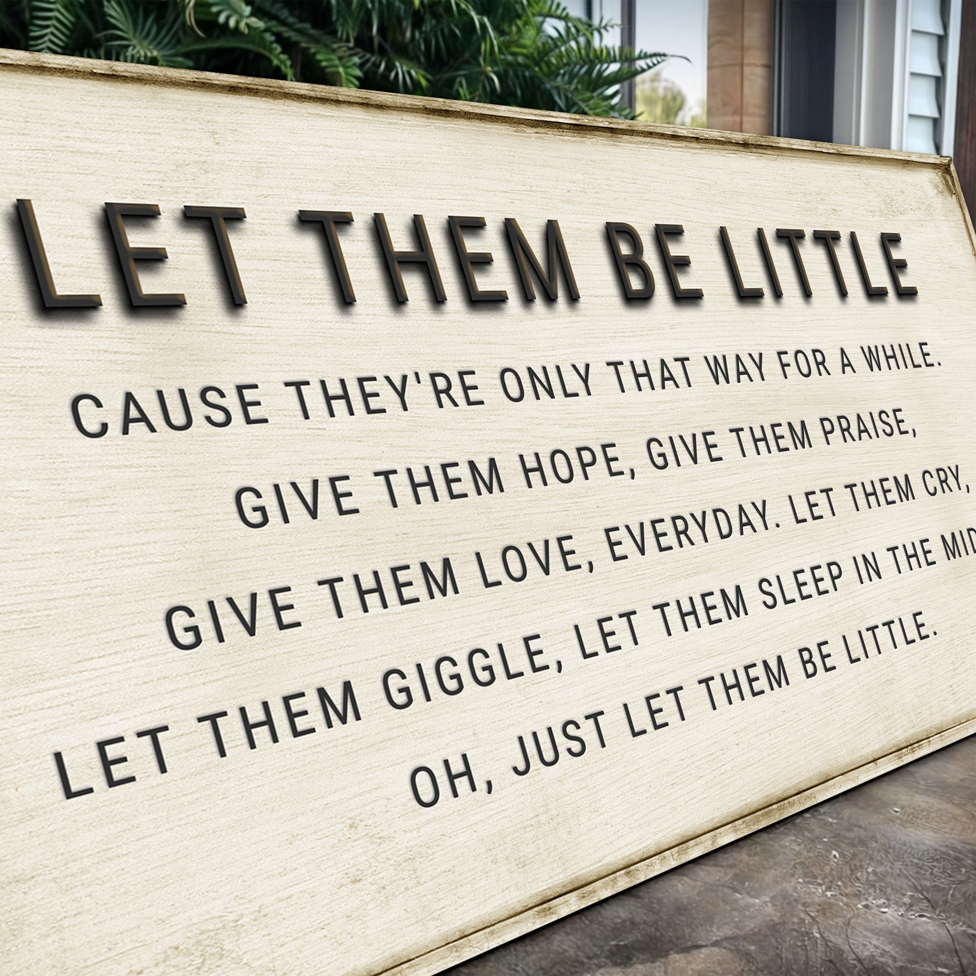 Let Them Be Little Playroom Sign on sale at MyriadMart