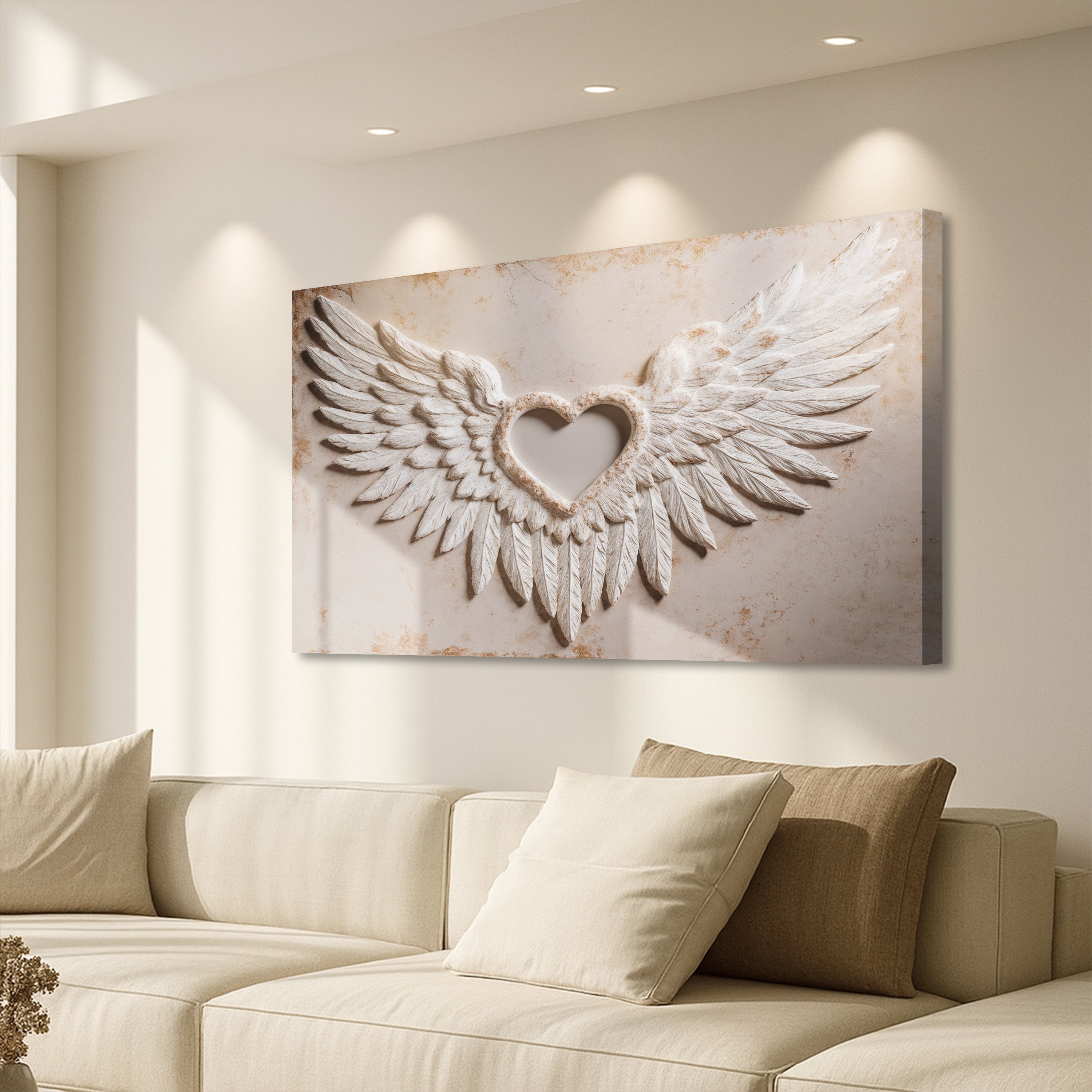 Wings of Love Abstract Wall Art II on sale at MyriadMart