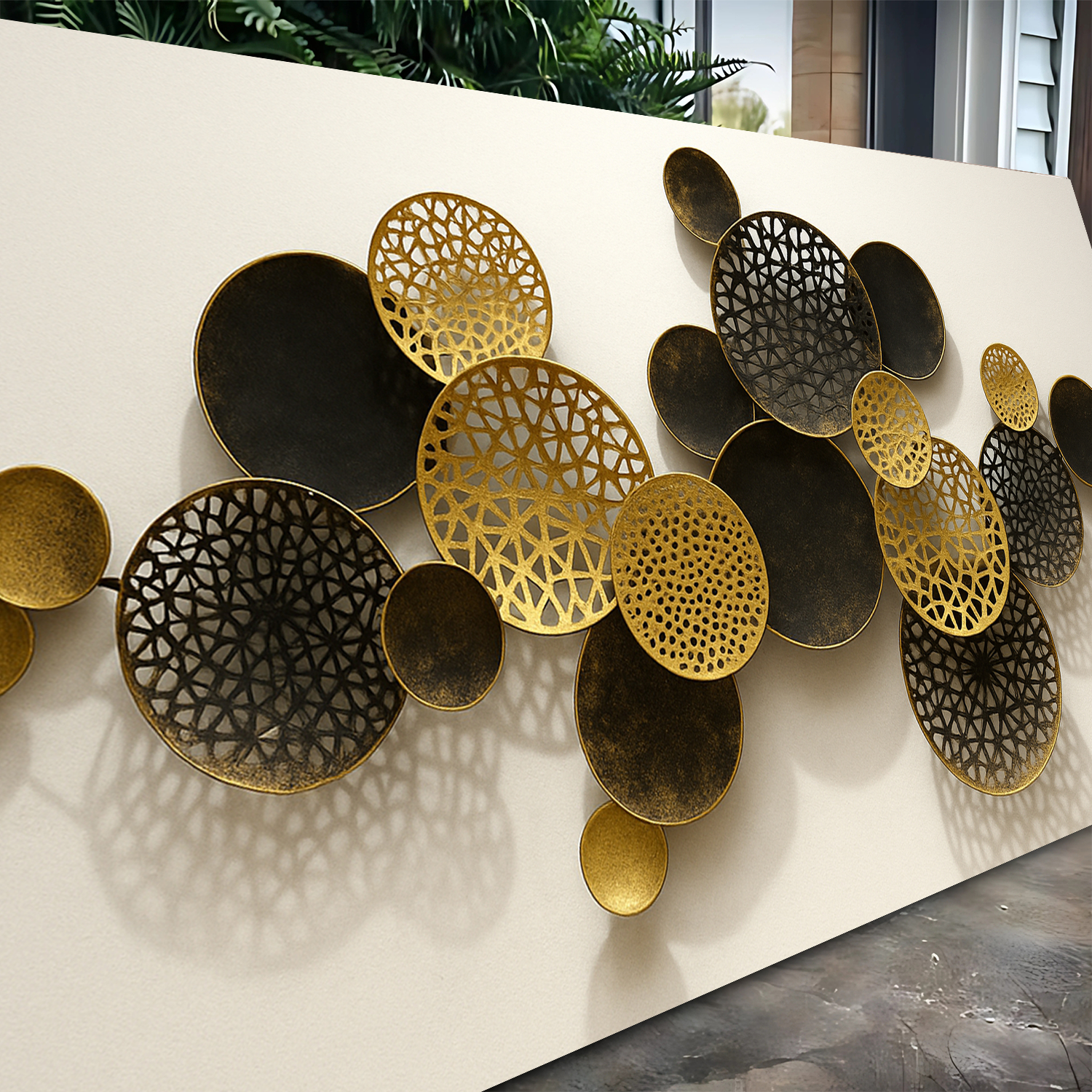 Lotus Leaf Abstract Wall Art V on sale at MyriadMart