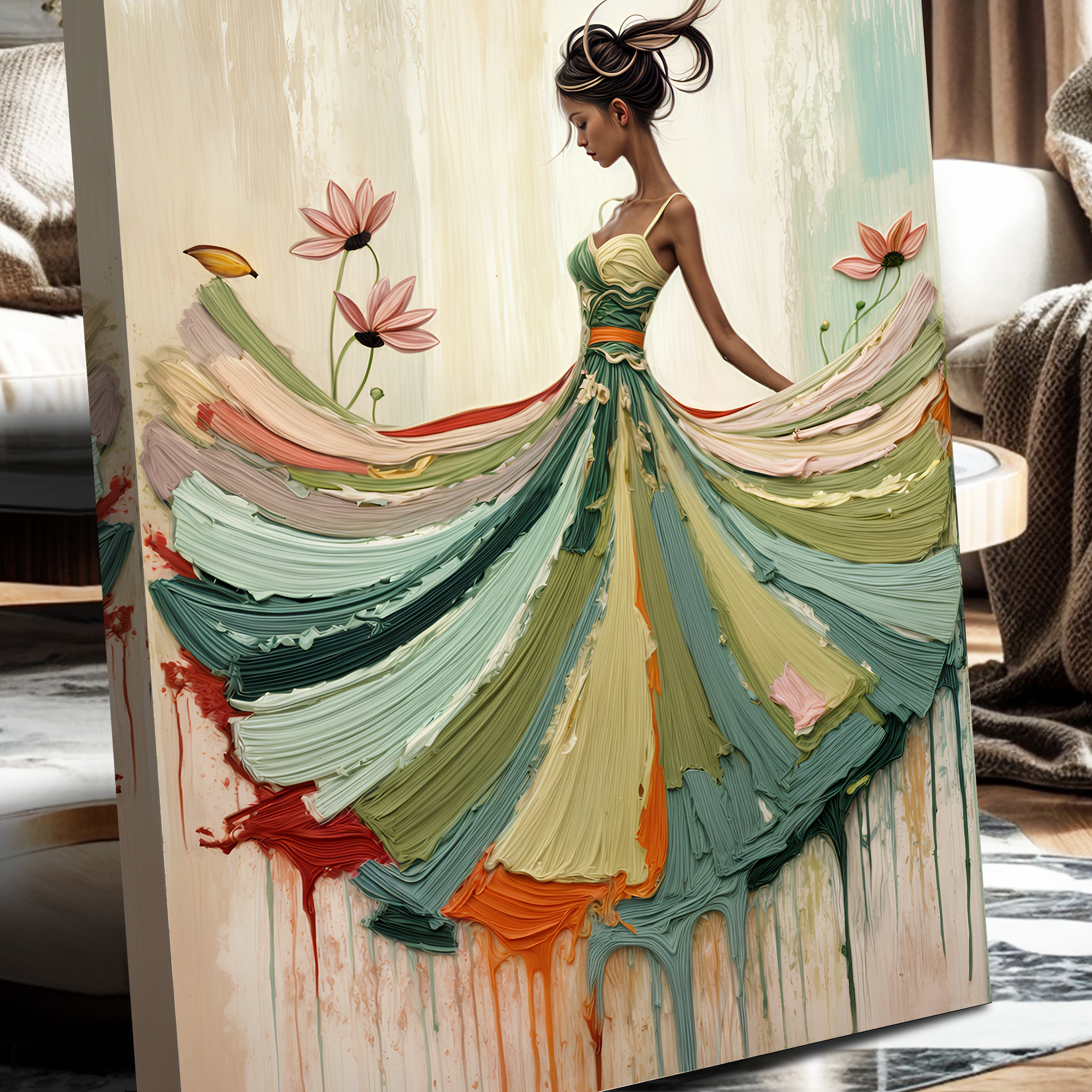 Blooming Modern Abstract Wall Art on sale at MyriadMart