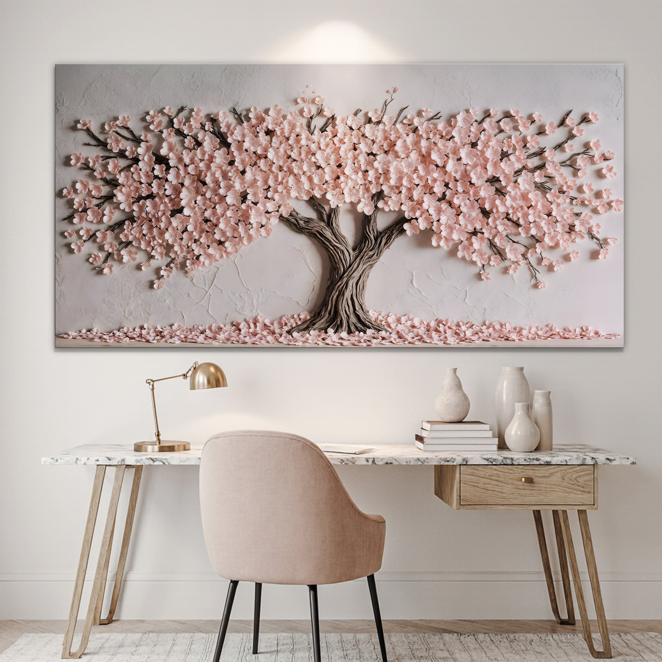 Blush Blossom Wall Art on sale at MyriadMart