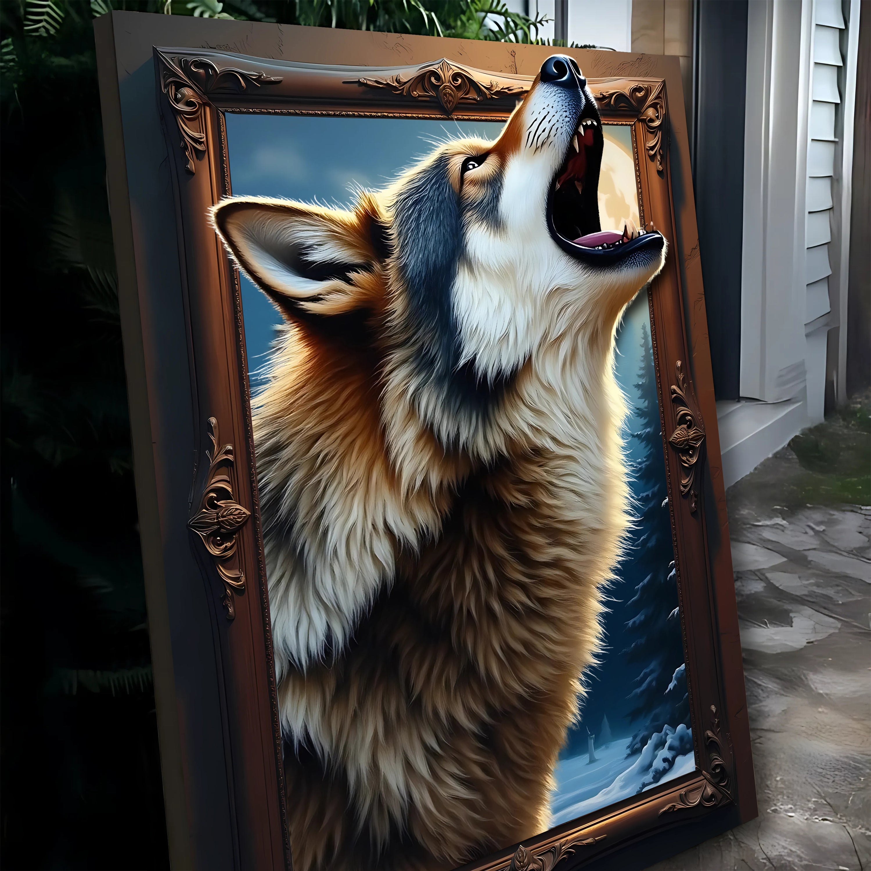 3D Wolf Wall Art on sale at MyriadMart