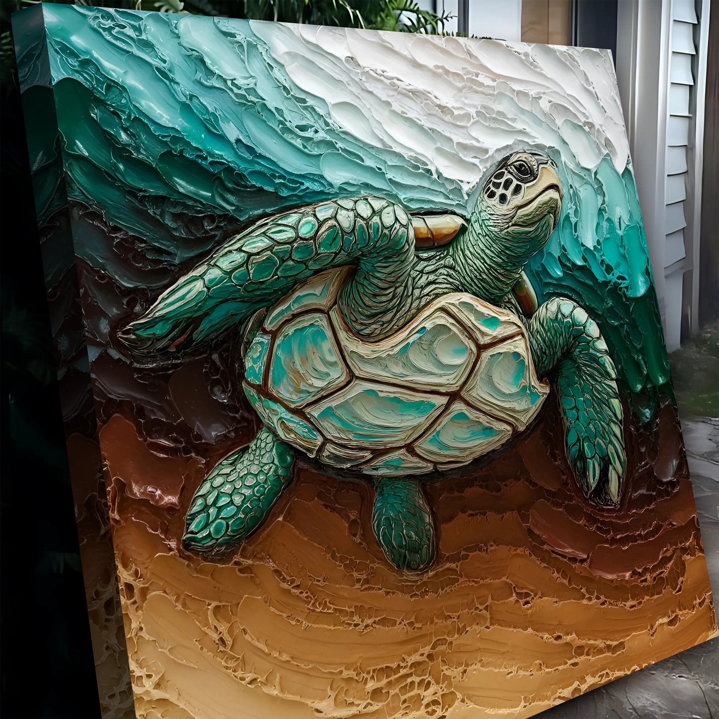 3D Turtle Wall Art on sale at MyriadMart