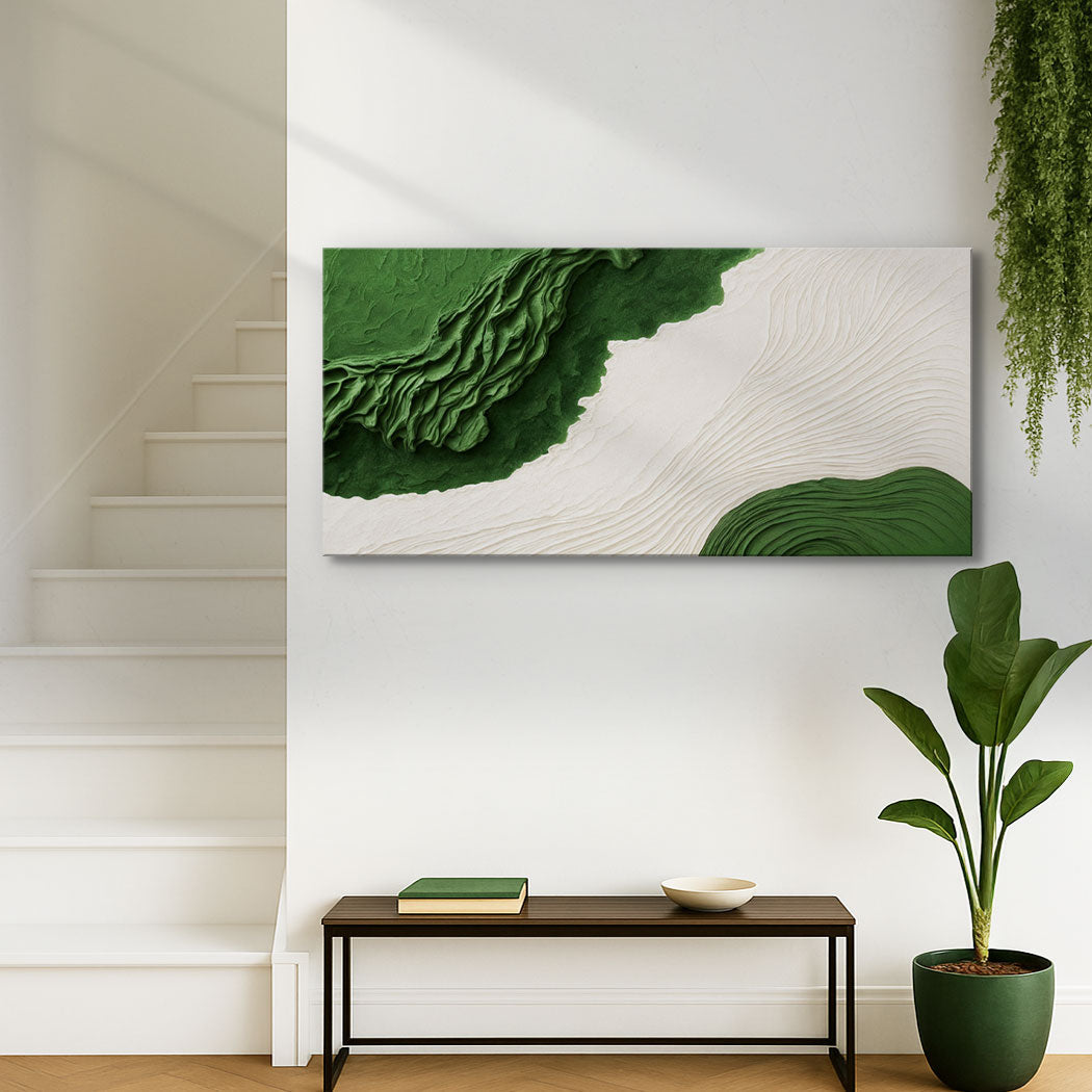 Green Rivers Abstract Wall Art IX on sale at MyriadMart