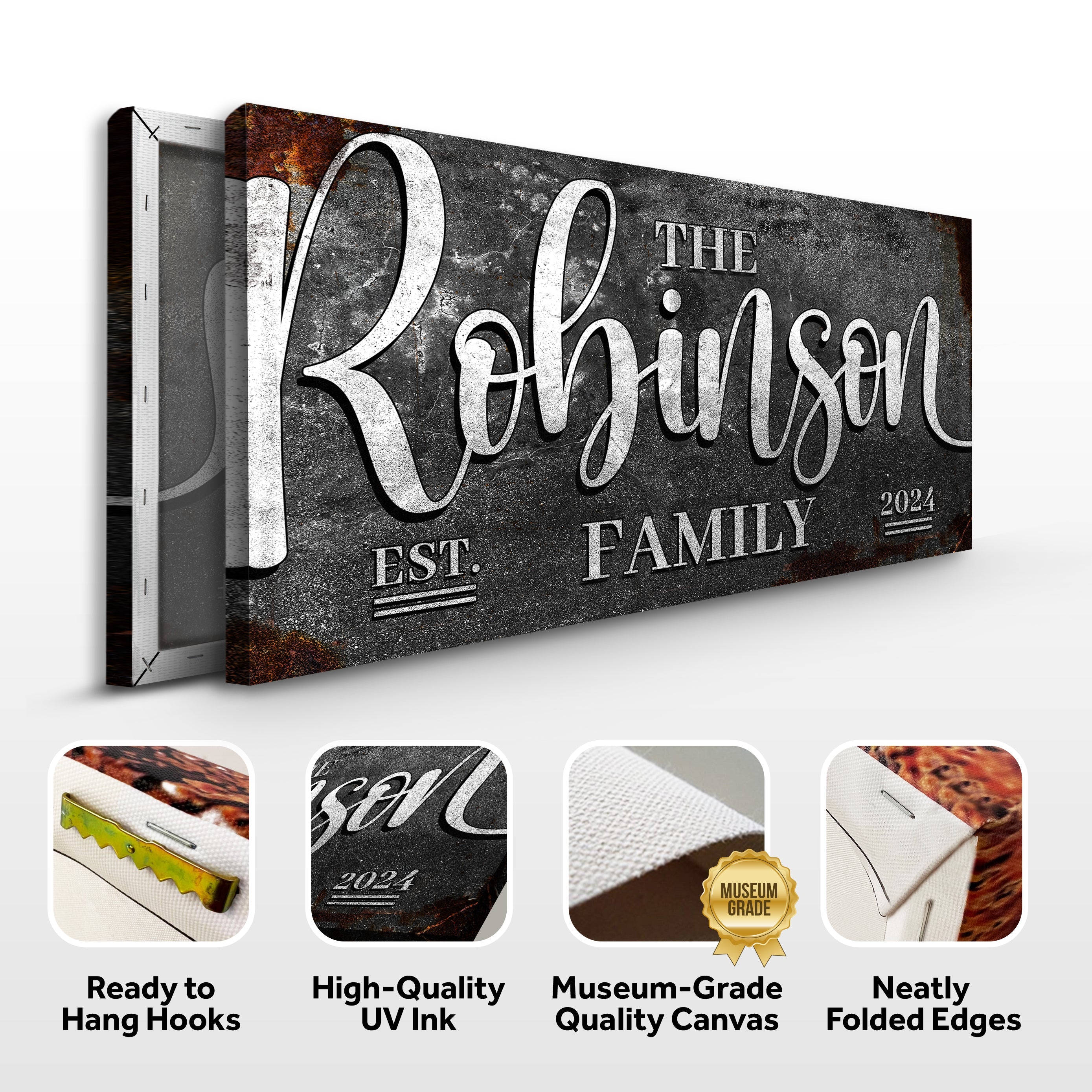 Personalized Family Sign on sale at MyriadMart
