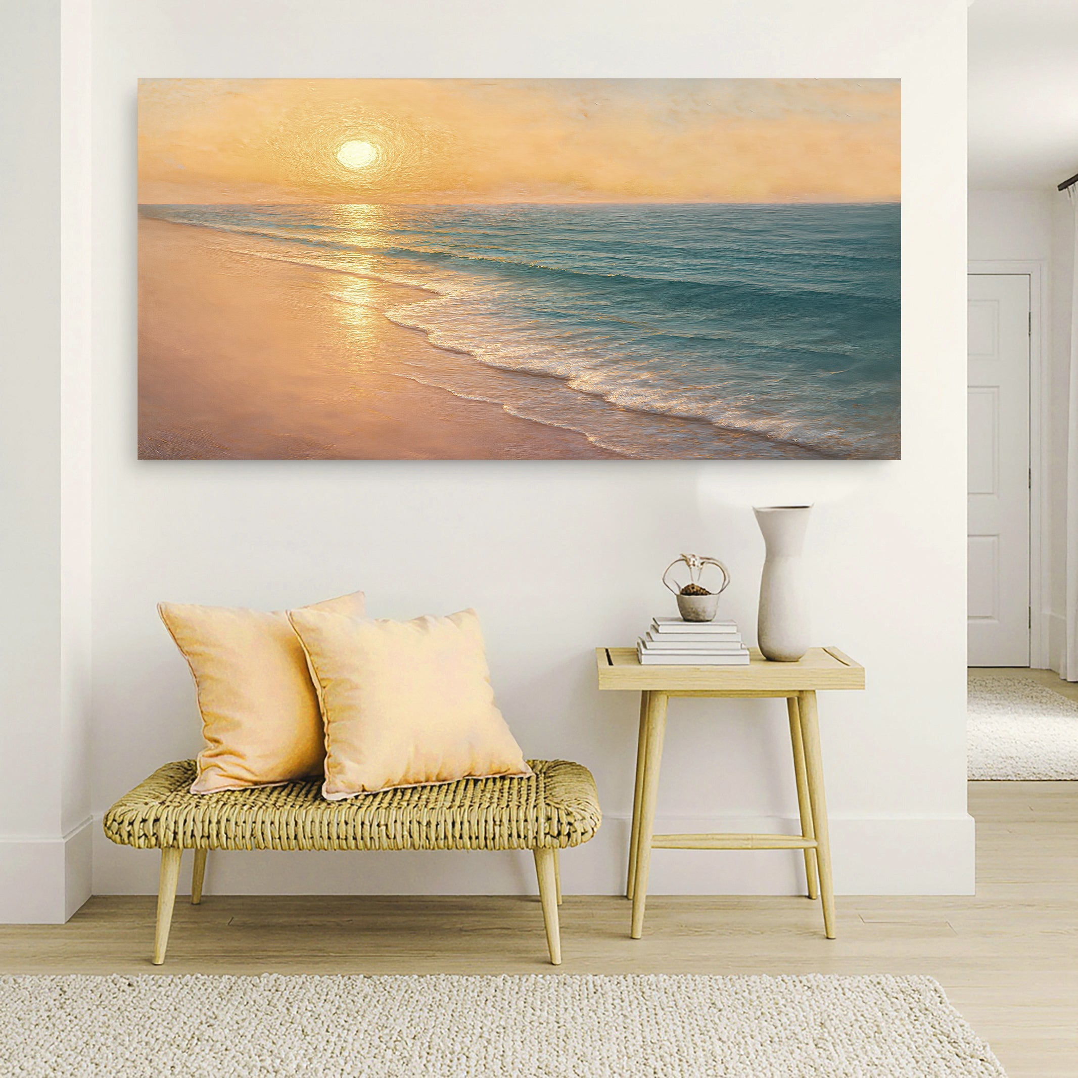 Beach Shoreline Coastal Wall Art IV on sale at MyriadMart