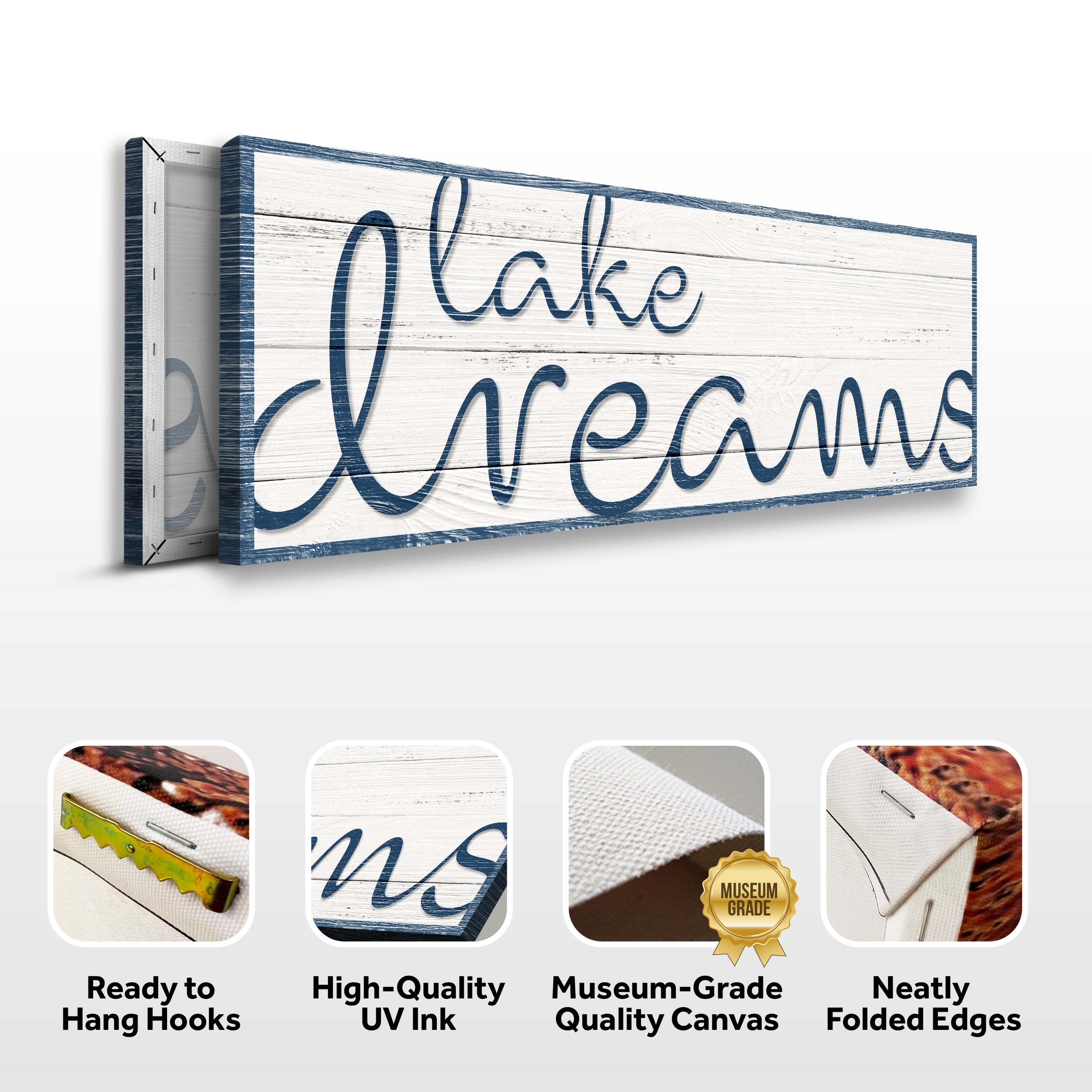 Lake Dreams Sign II on sale at MyriadMart