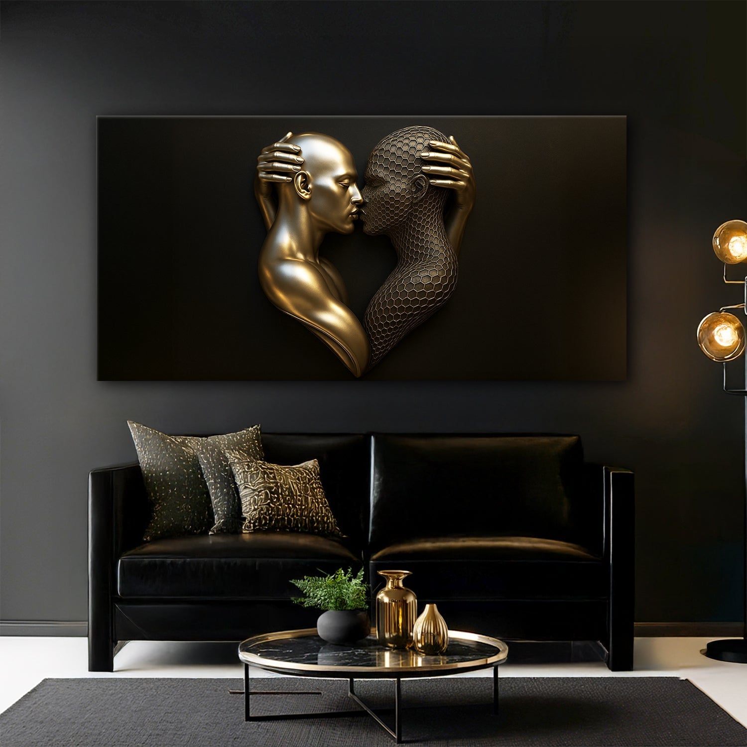 Eternal Love Figure Abstract Wall Art V on sale at MyriadMart