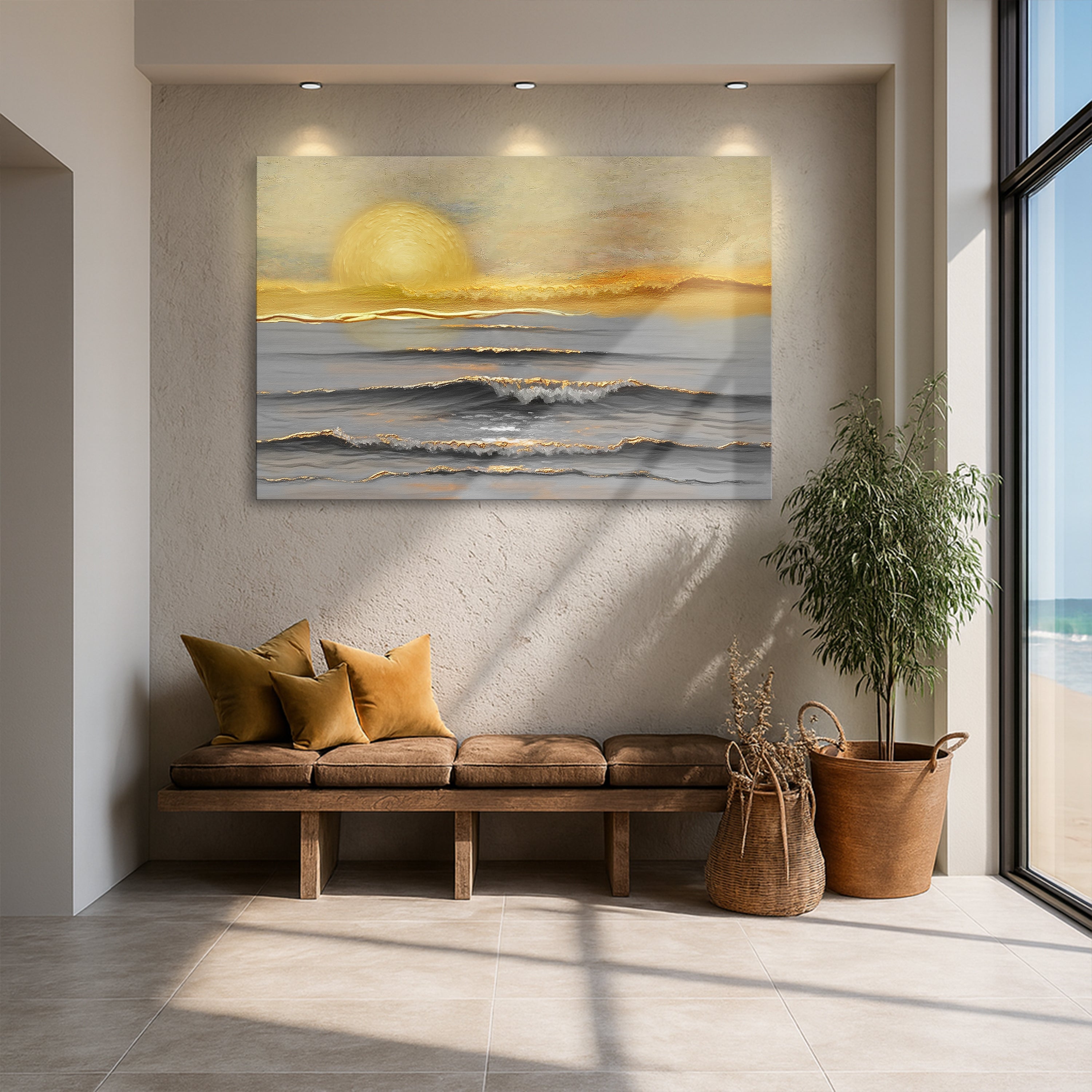 Golden Horizon Calm Wall Art on sale at MyriadMart