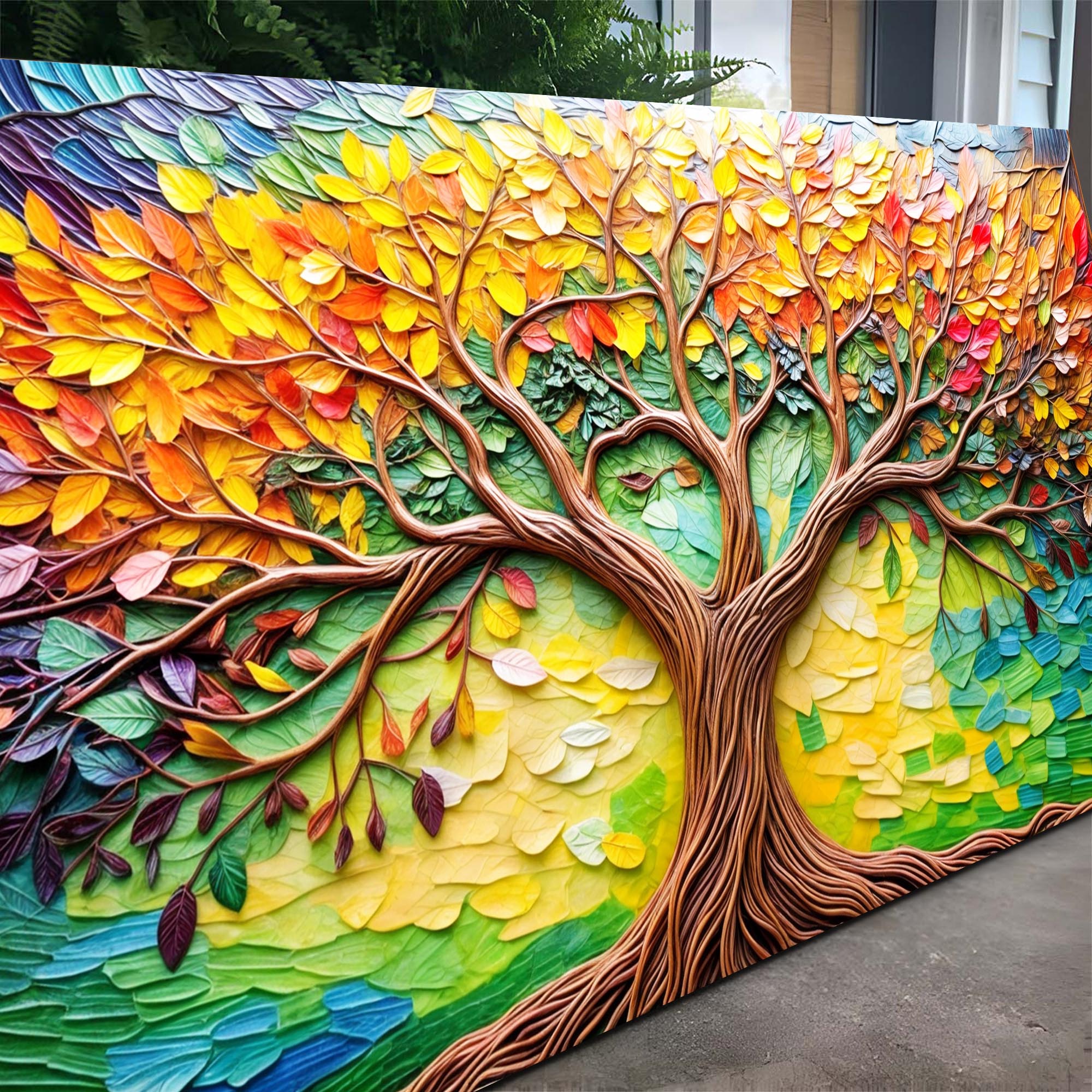 Tree Of Life Impasto Wall Art on sale at MyriadMart