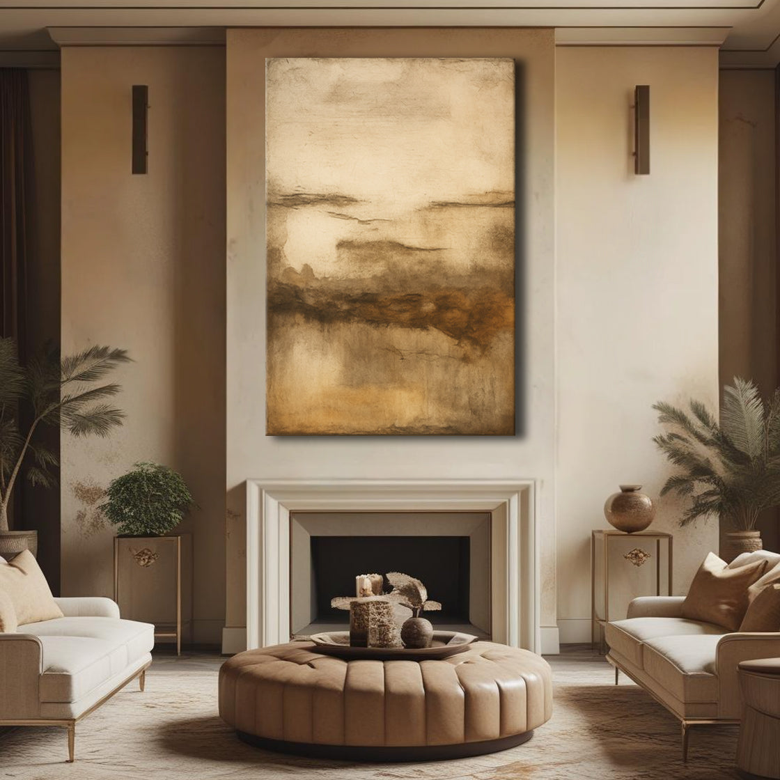 Neutral Abstract Impasto Wall Art on sale at MyriadMart