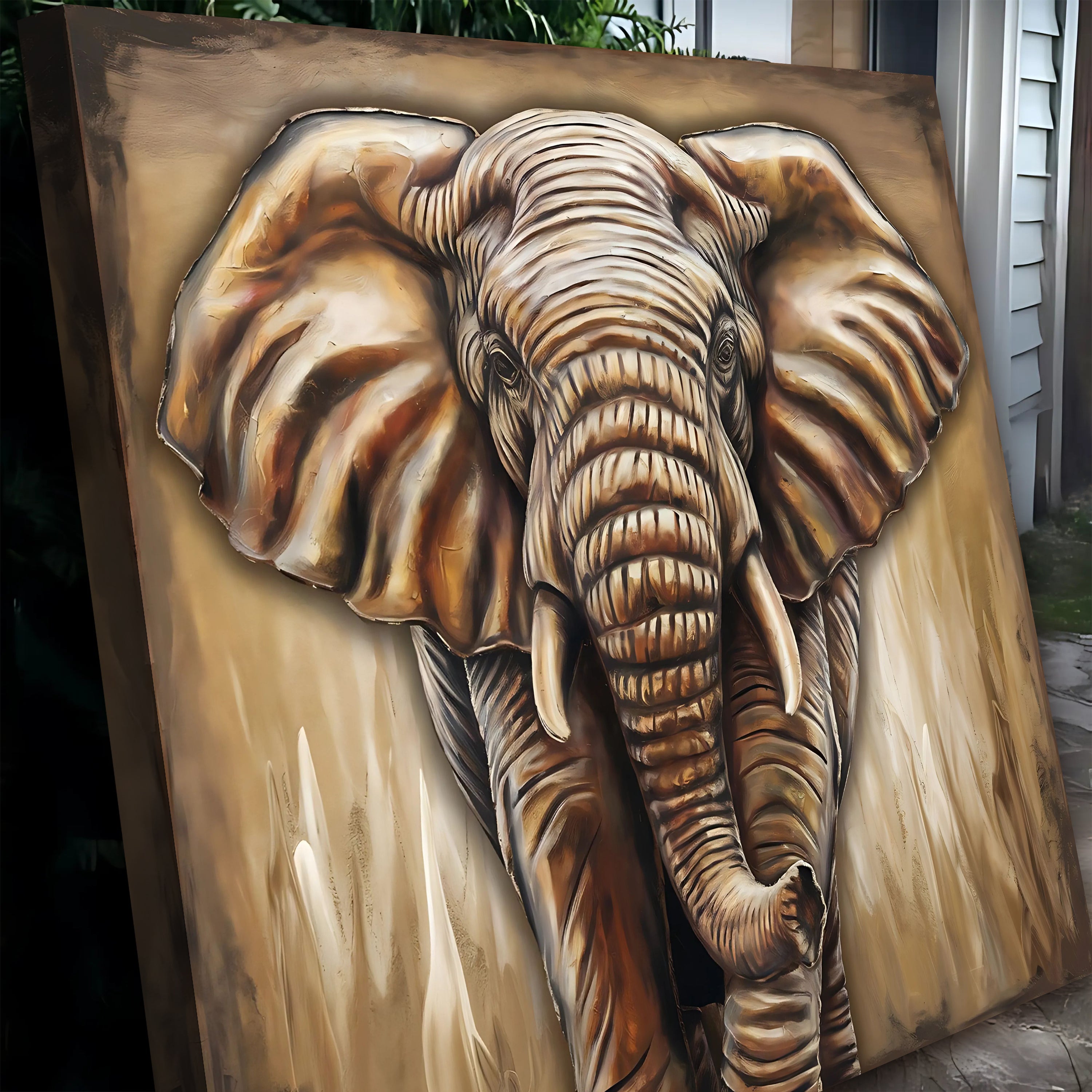 3D Elephant Wall Art on sale at MyriadMart